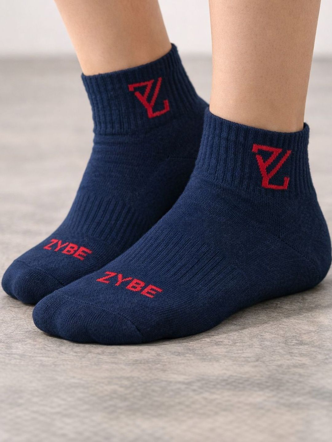 ZYBE Unisex Cotton Assorted Ankle Length Socks