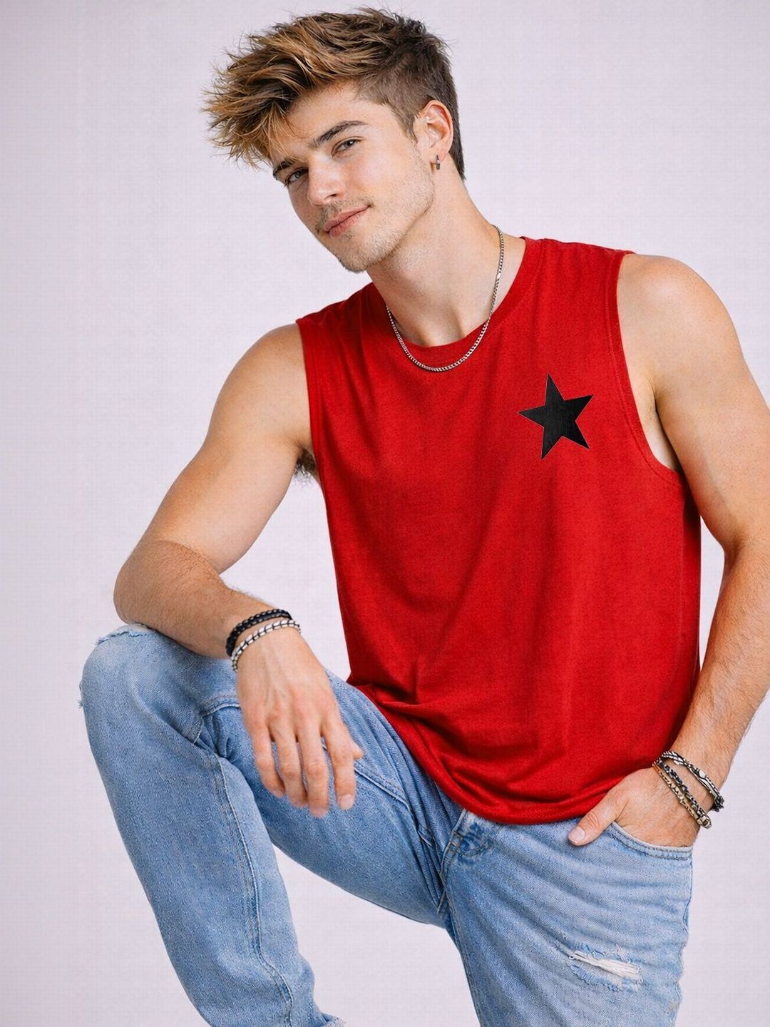 Mast & Harbour Men Printed T-shirt