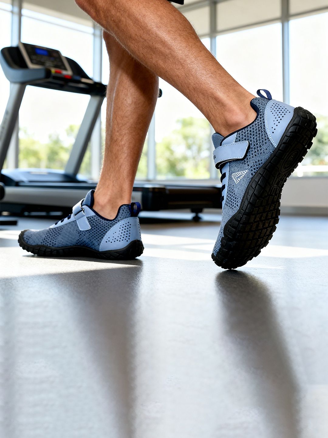 IMPAKTO Men Barefoot Rooted Big Toe Box - Cross Training Gym Running Walking Shoes