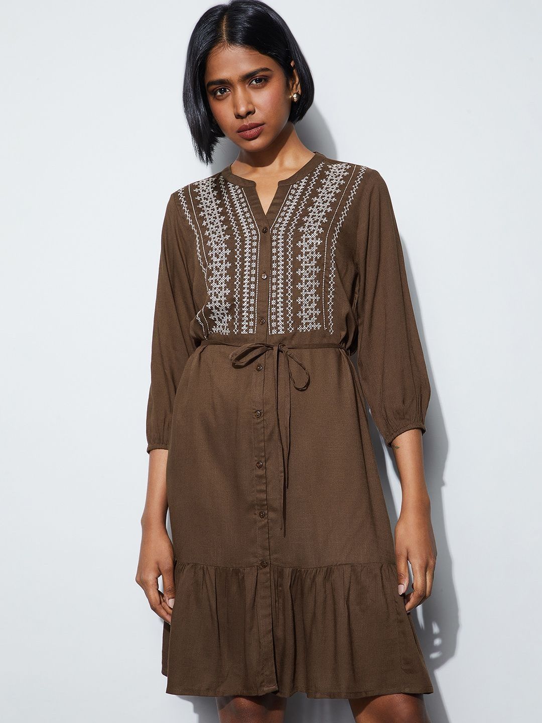 Fame Forever by Lifestyle Fame Forever by Lifestyle Women Embroidered Midi Dress