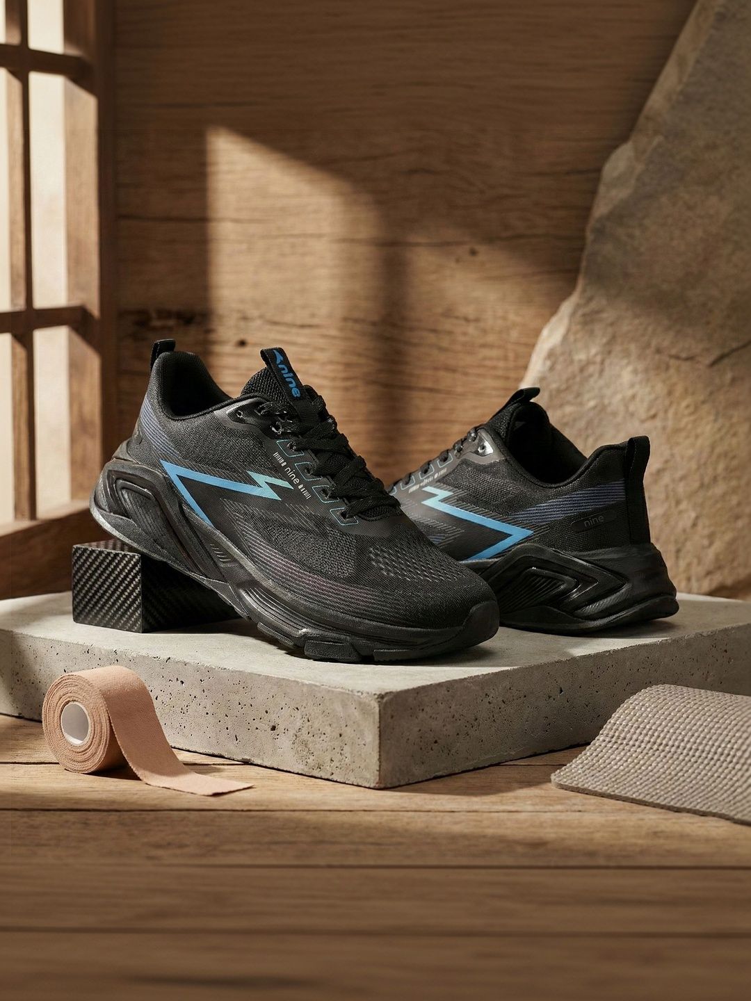 Nine Men Mesh Walking Non-Marking Shoes