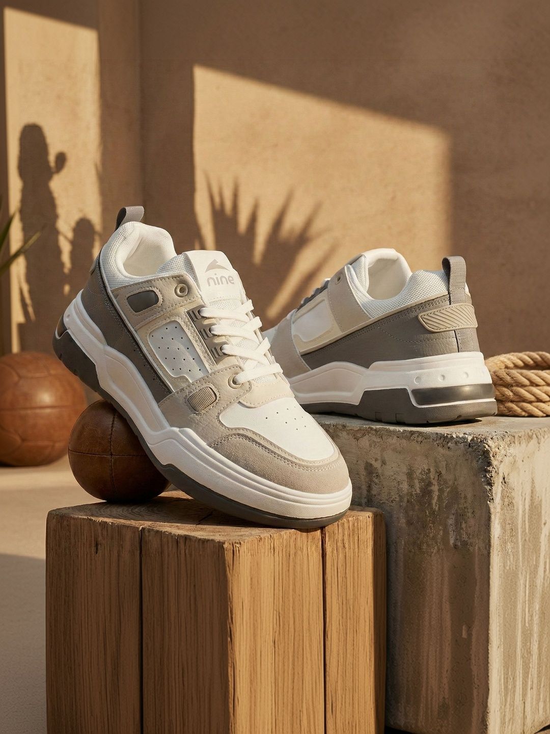 Nine Men Mesh Walking Non-Marking Shoes