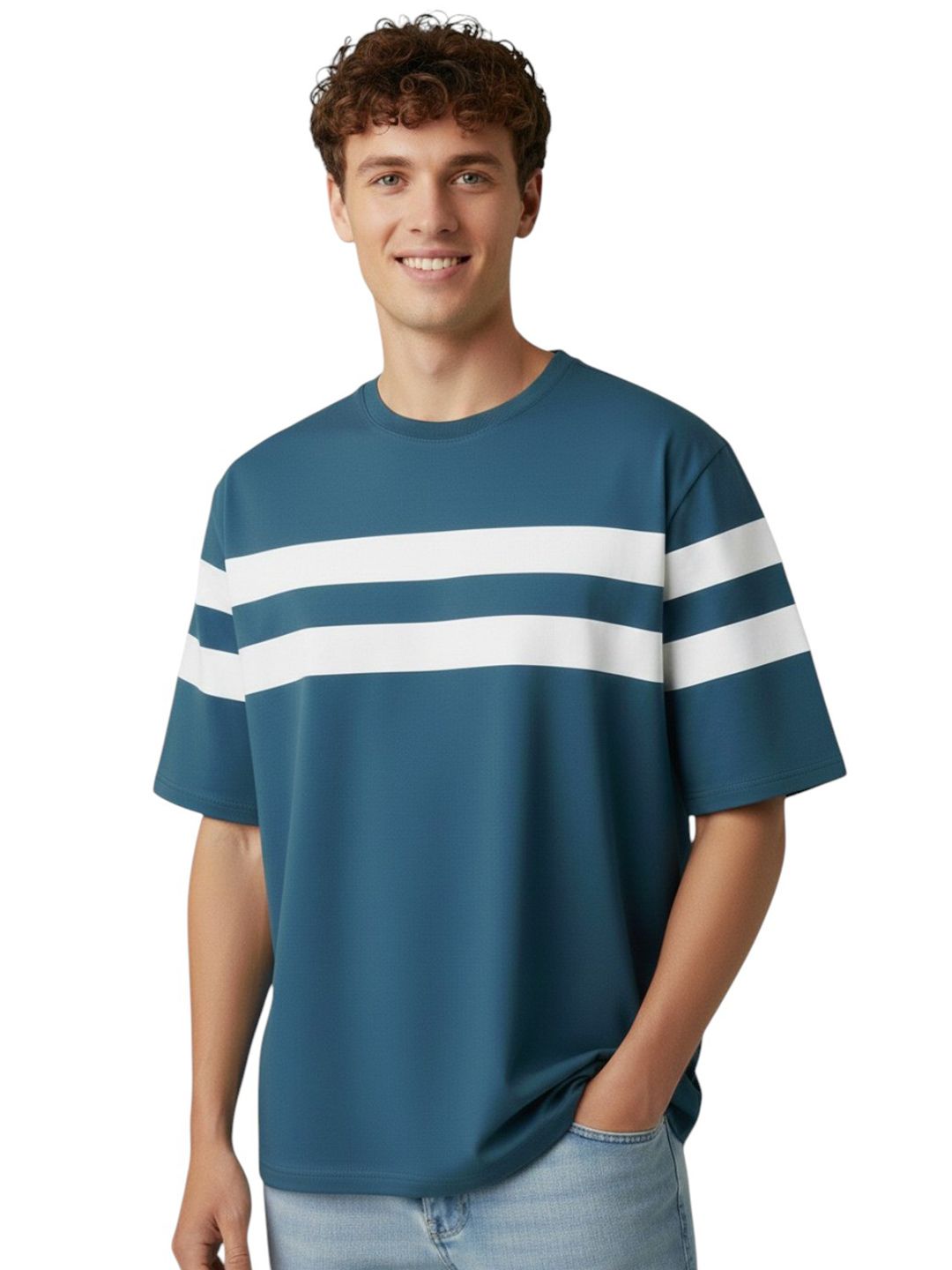 Moda Rapido Men Striped T-shirt