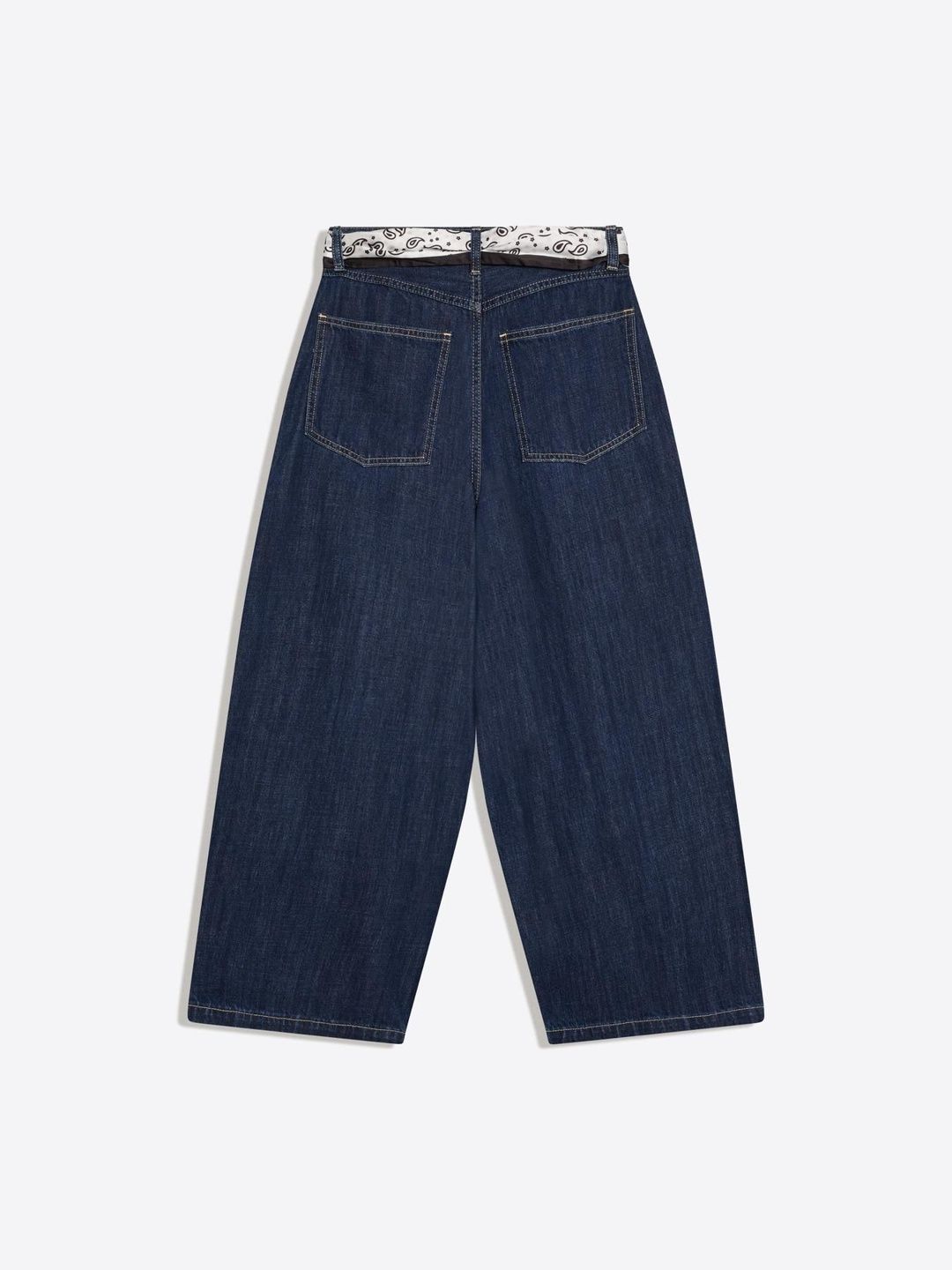 Regular Fit Mid-Rise Barrel Cotton Jeans