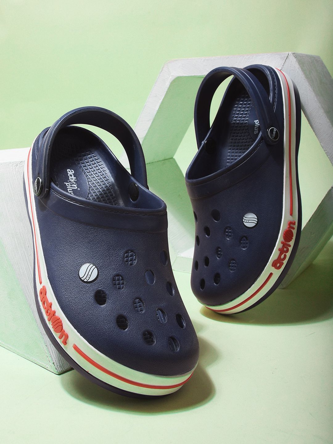 Action Men Colourblocked Clogs