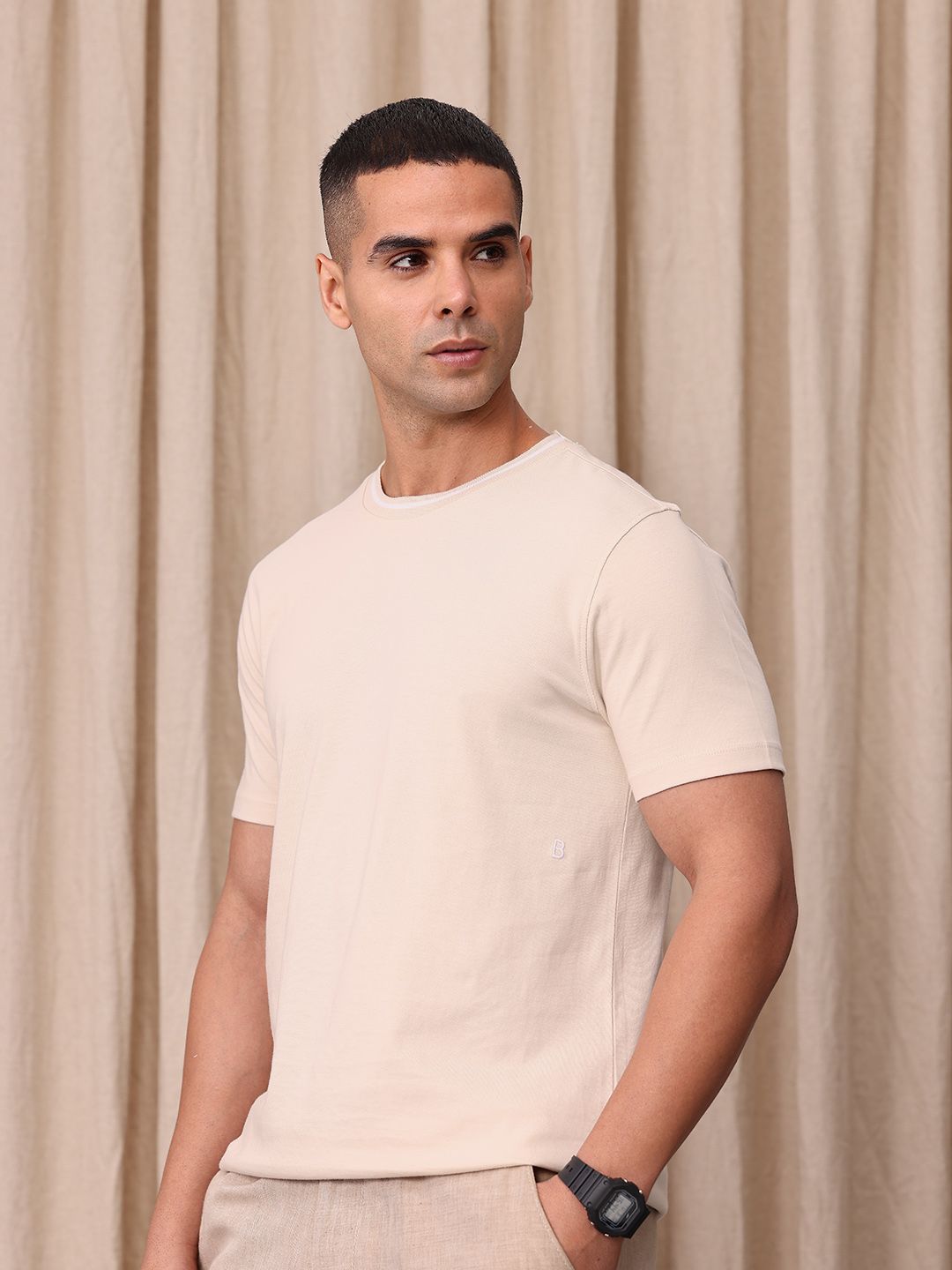 Mr Bowerbird Tailored Fit Pure Cotton T-shirt