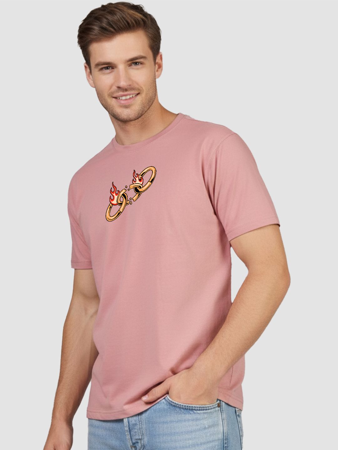 Greylongg Men Printed T-shirt