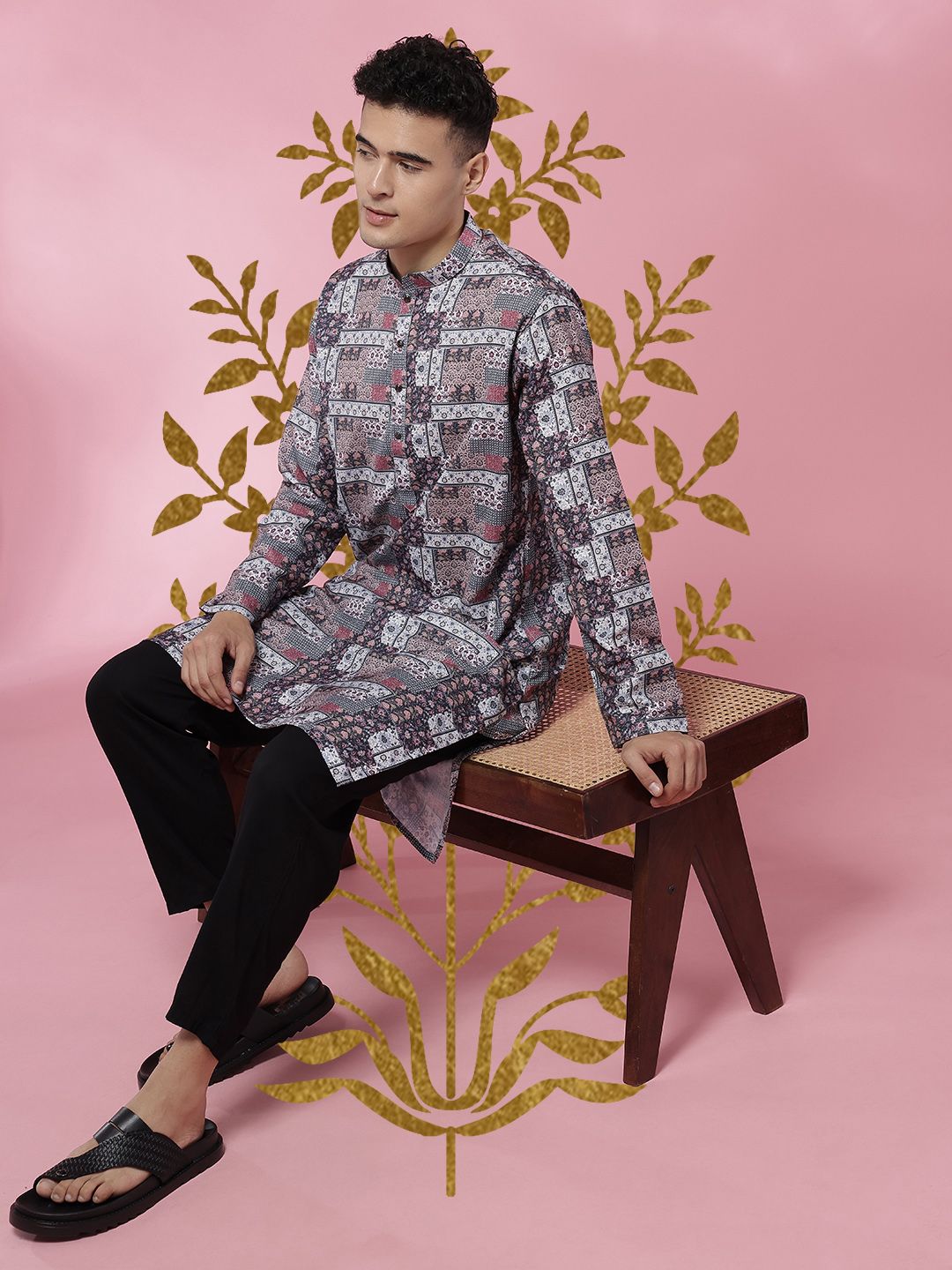 Anouk Mirage Anouk Mirage Men Ethnic Motifs Printed Kurta