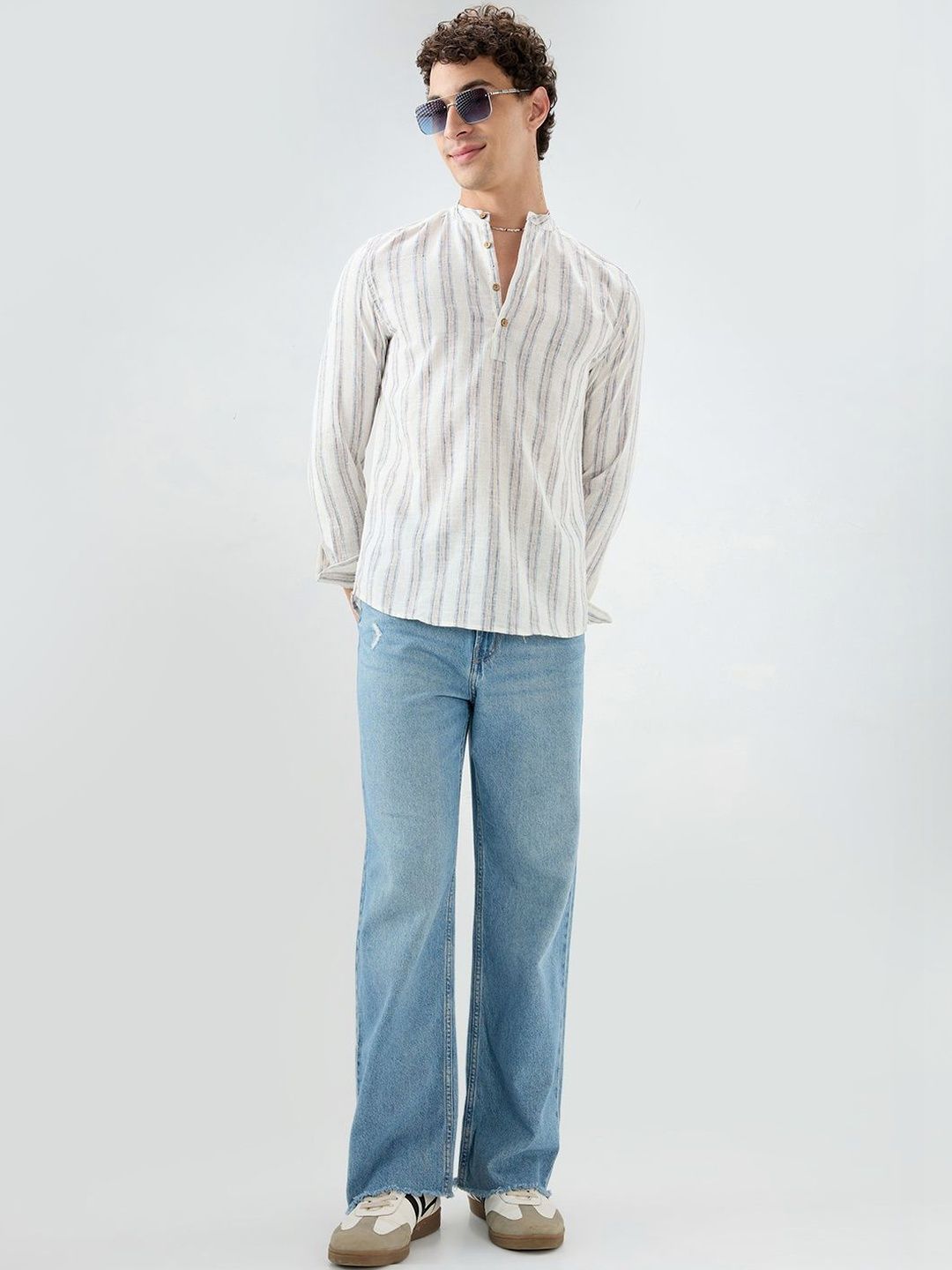 VASTRADO Men Striped Kurta