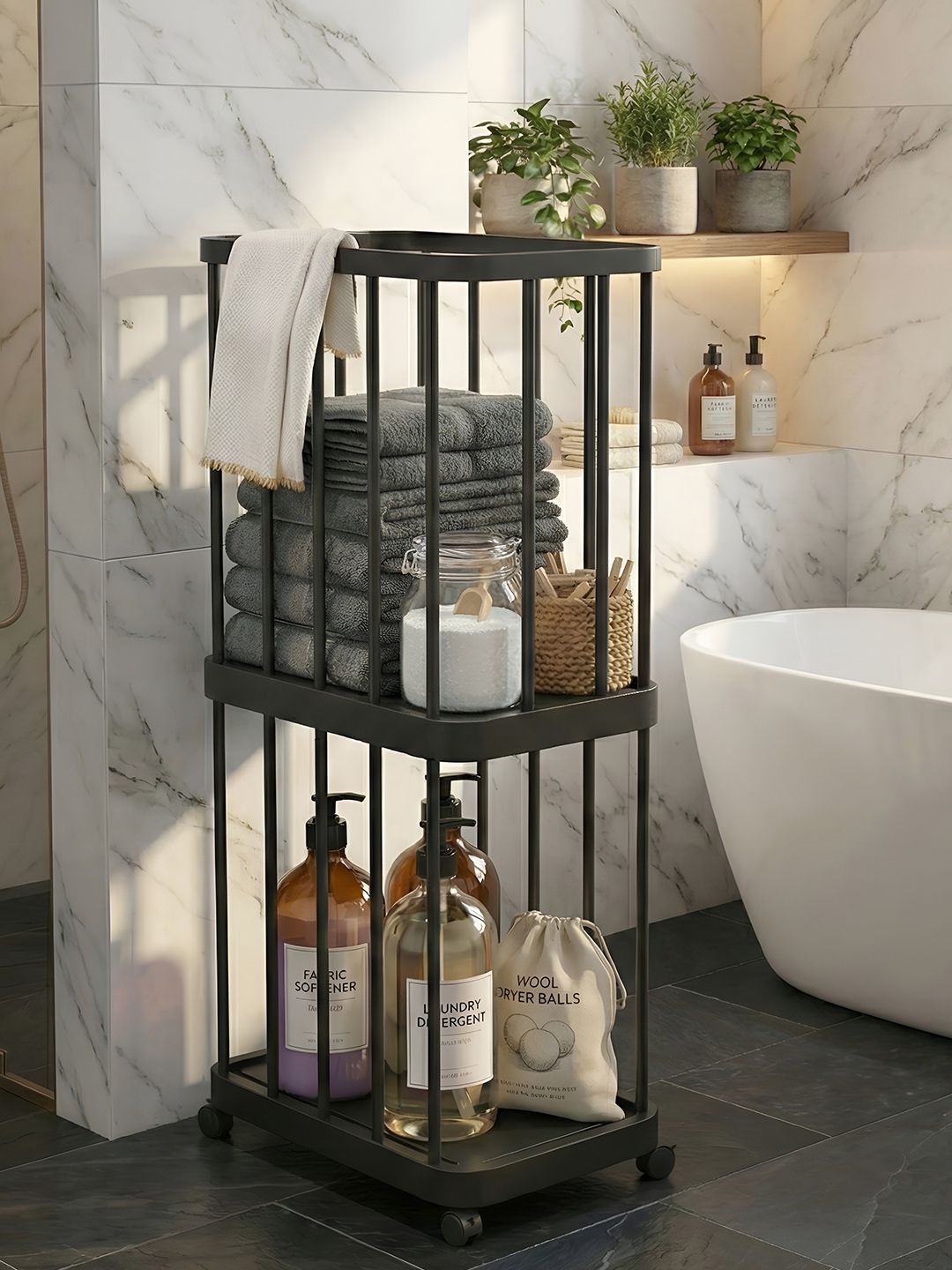 Story@home Story@home Black Set of 1 Super Strong Multi-Utility Organisers