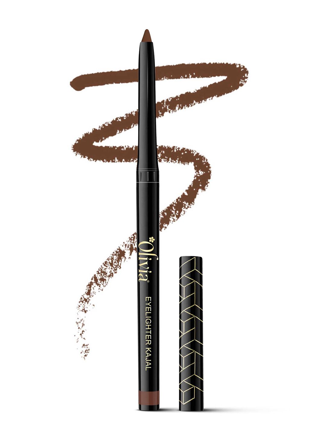 Olivia Olivia Eye Lighter Kajal Pencil - 0.3 g - Earth Brown