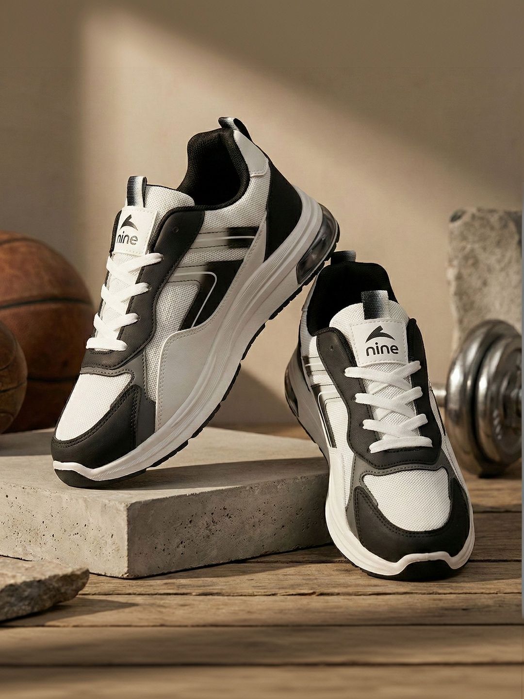 Nine Men Mesh Walking Non-Marking Shoes