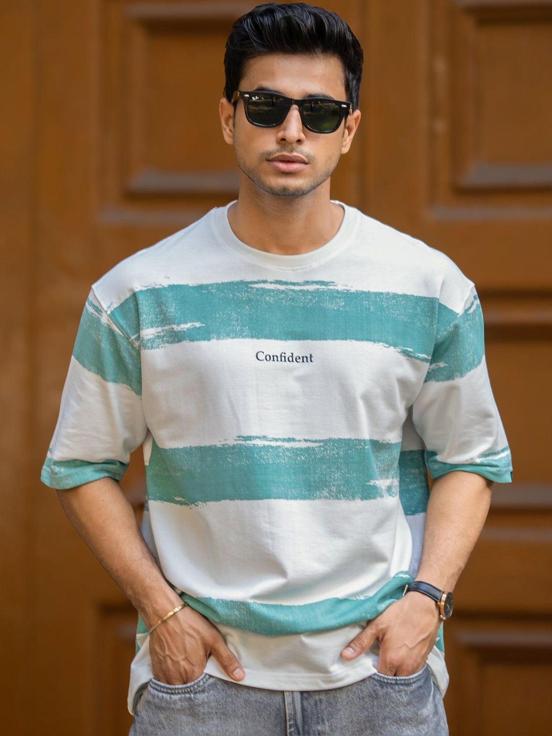 Maniac Typography Printed Round  Neck T-shirt