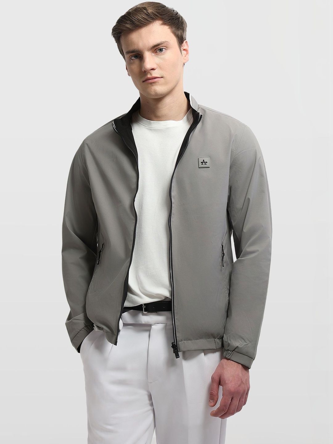 Arrow Sport Reversible Regular Fit Bomber Jacket