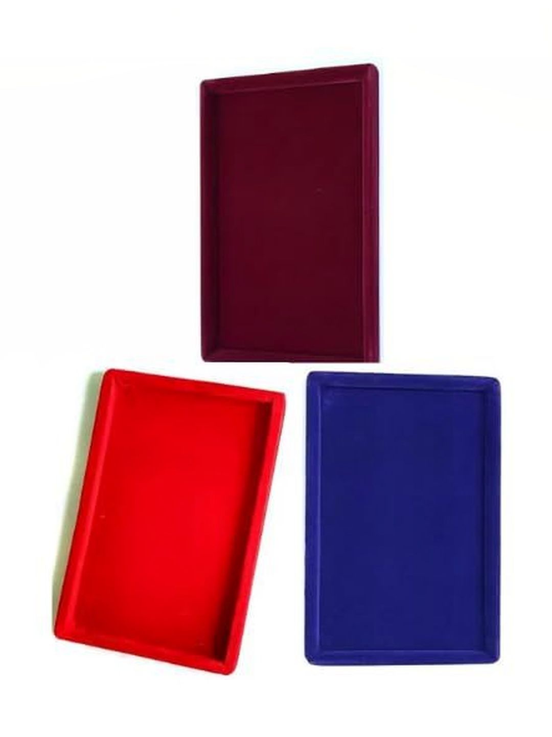 SENTONI Maroon Set of 3 Regular Organisers