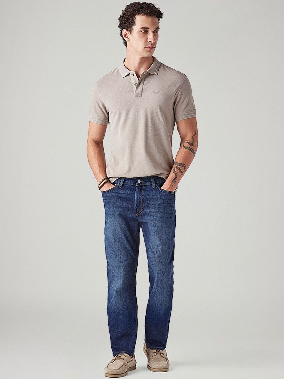 price history - Levis Men Classic Tapered Fit Mid-Rise Light Fade Stretchable Jeans