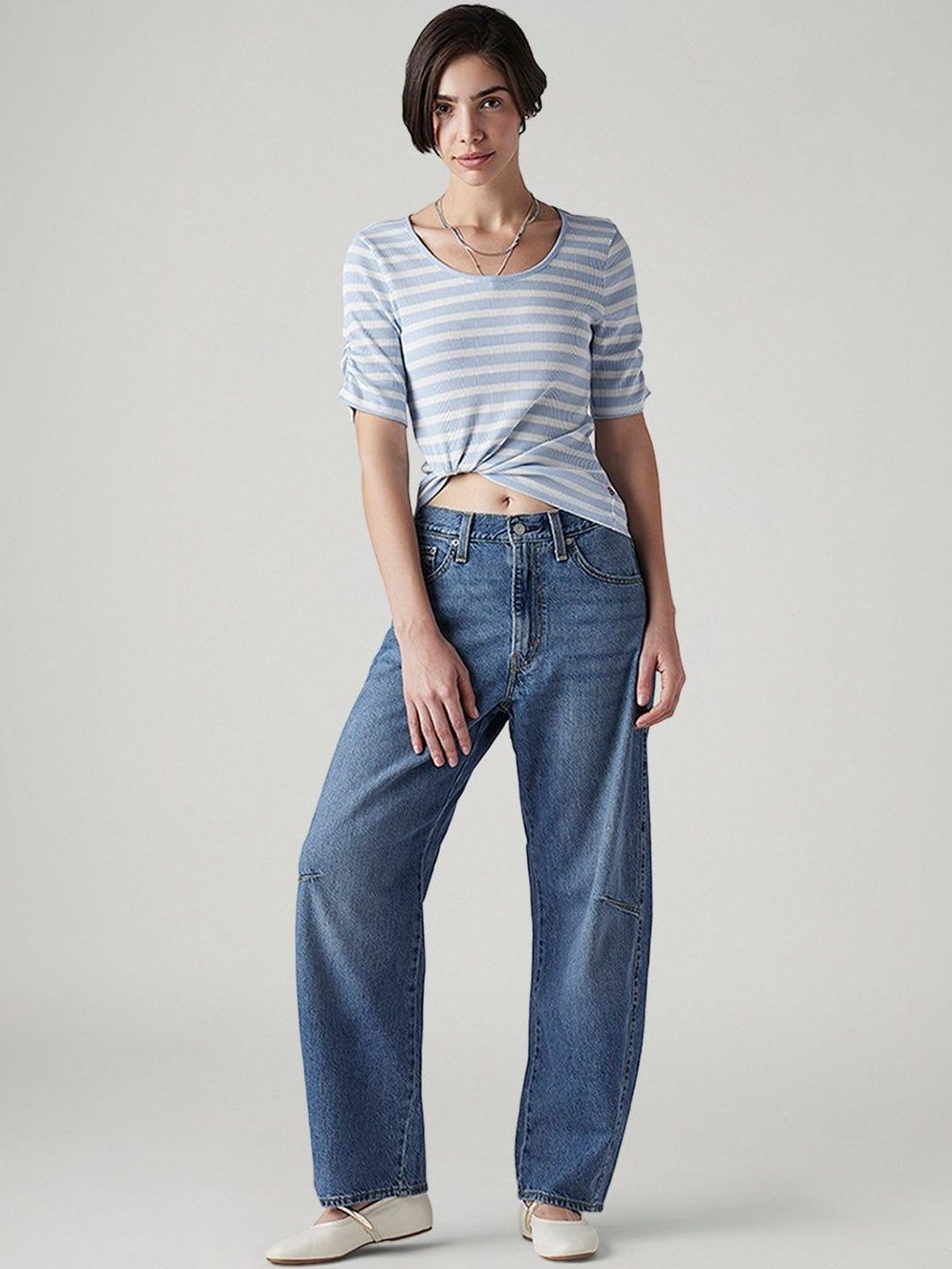 Classic Mid-Rise Light Fade Jeans