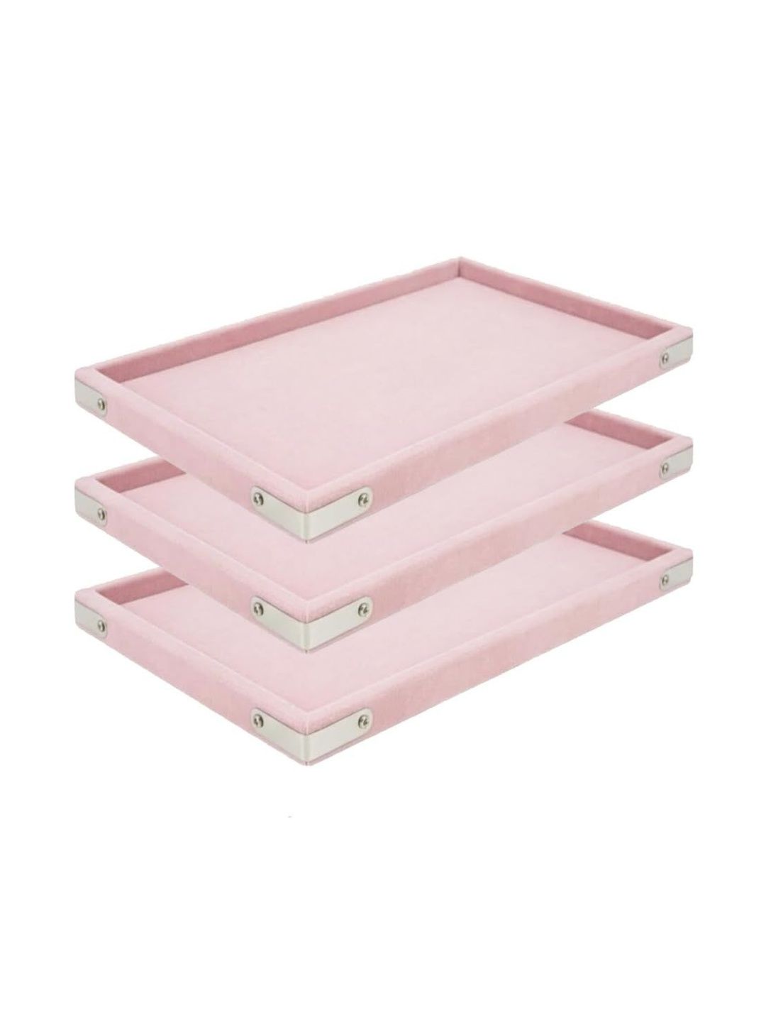 SENTONI Pink Set of 3 Regular Organisers