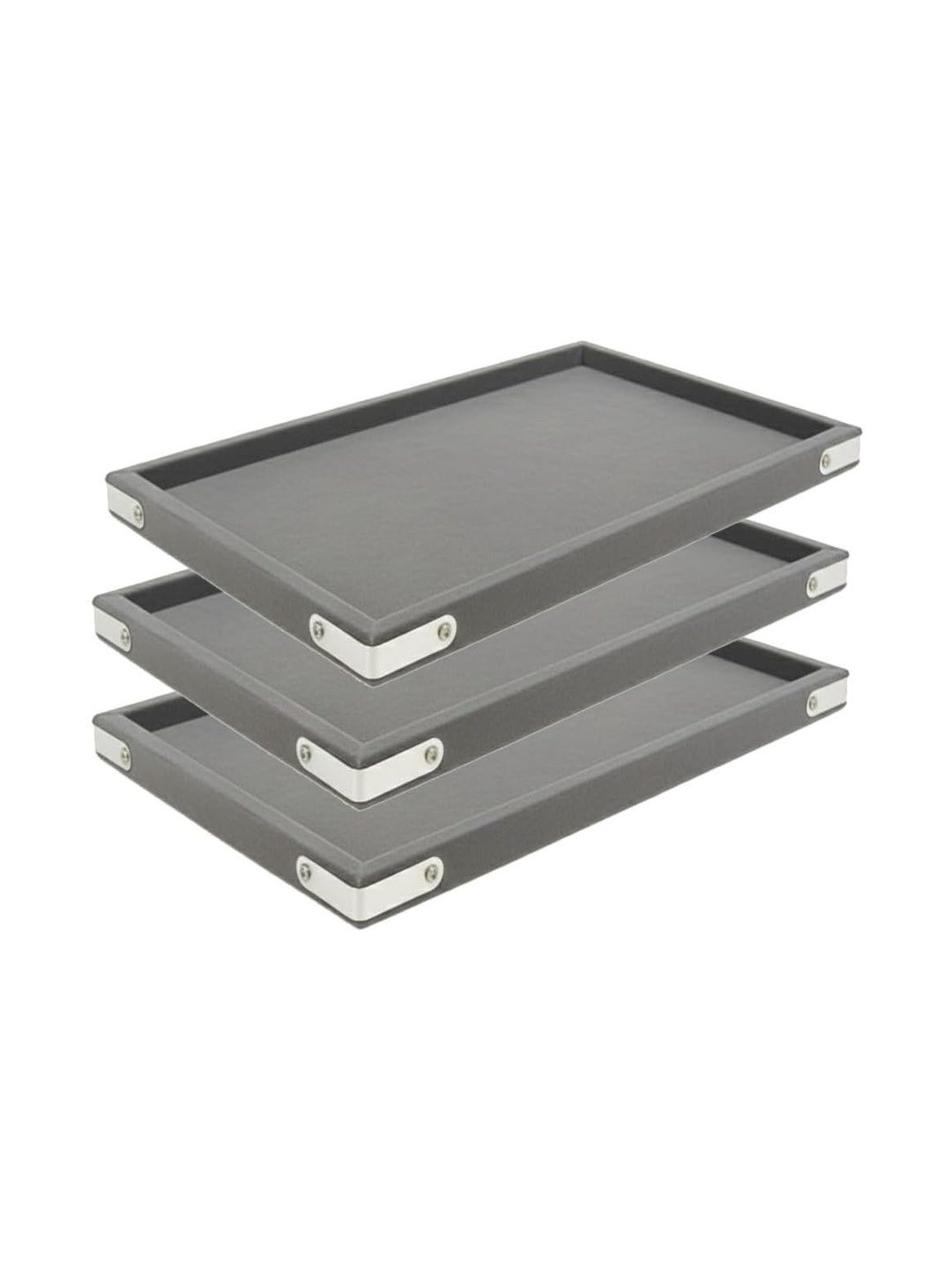 SENTONI Black Set of 3 Regular Organisers