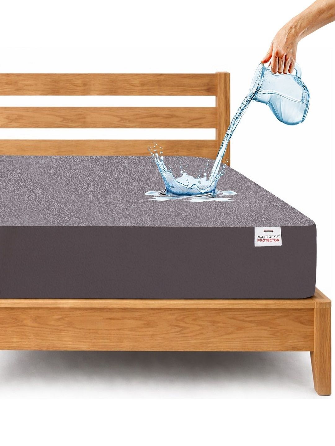 Mattress Protector Mattress Protector Terry Cotton Feel Waterproof Mattress Protector King Size -72x84 Inch