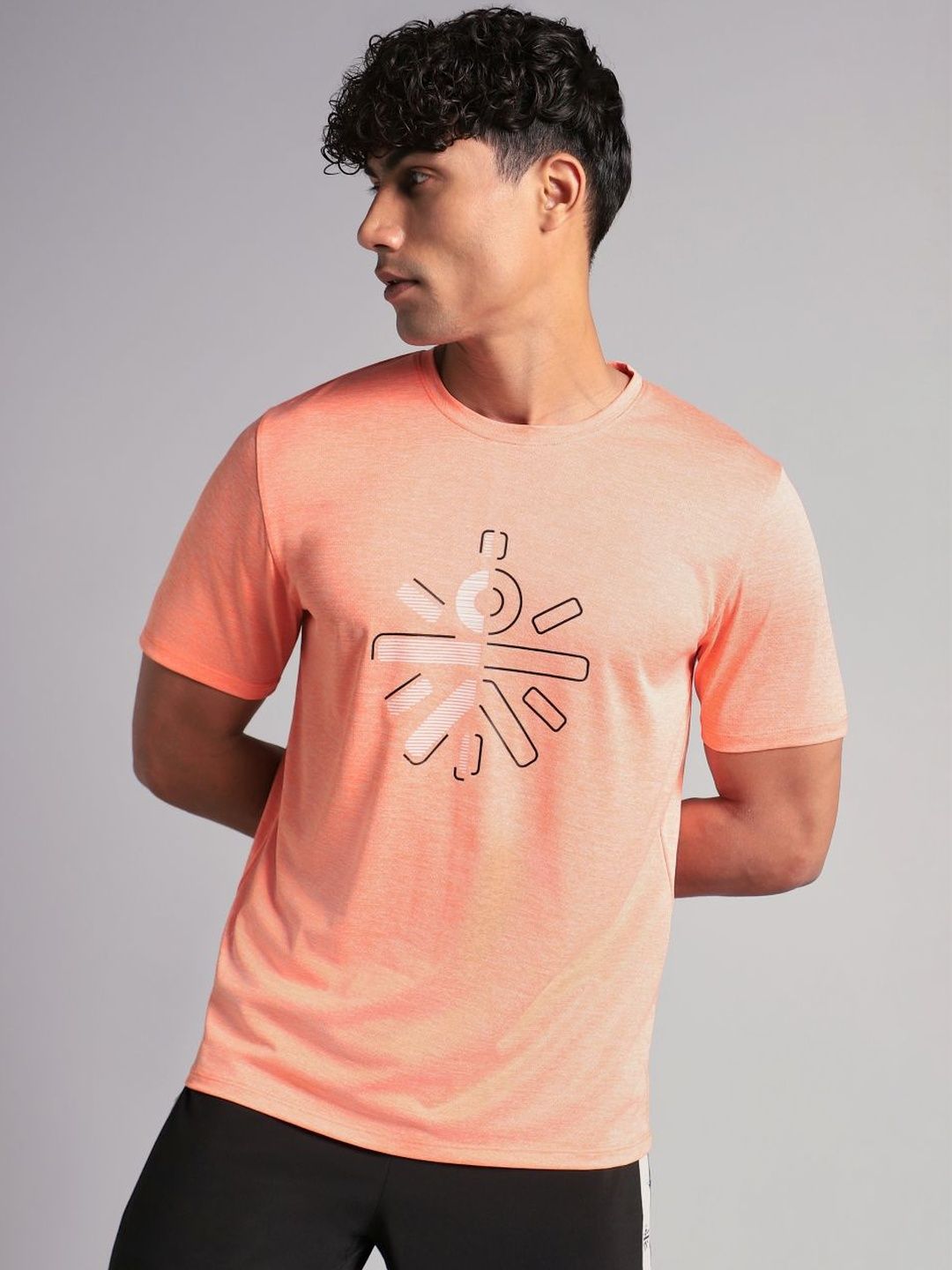 CULT Men's Peach Training Essential T shirt