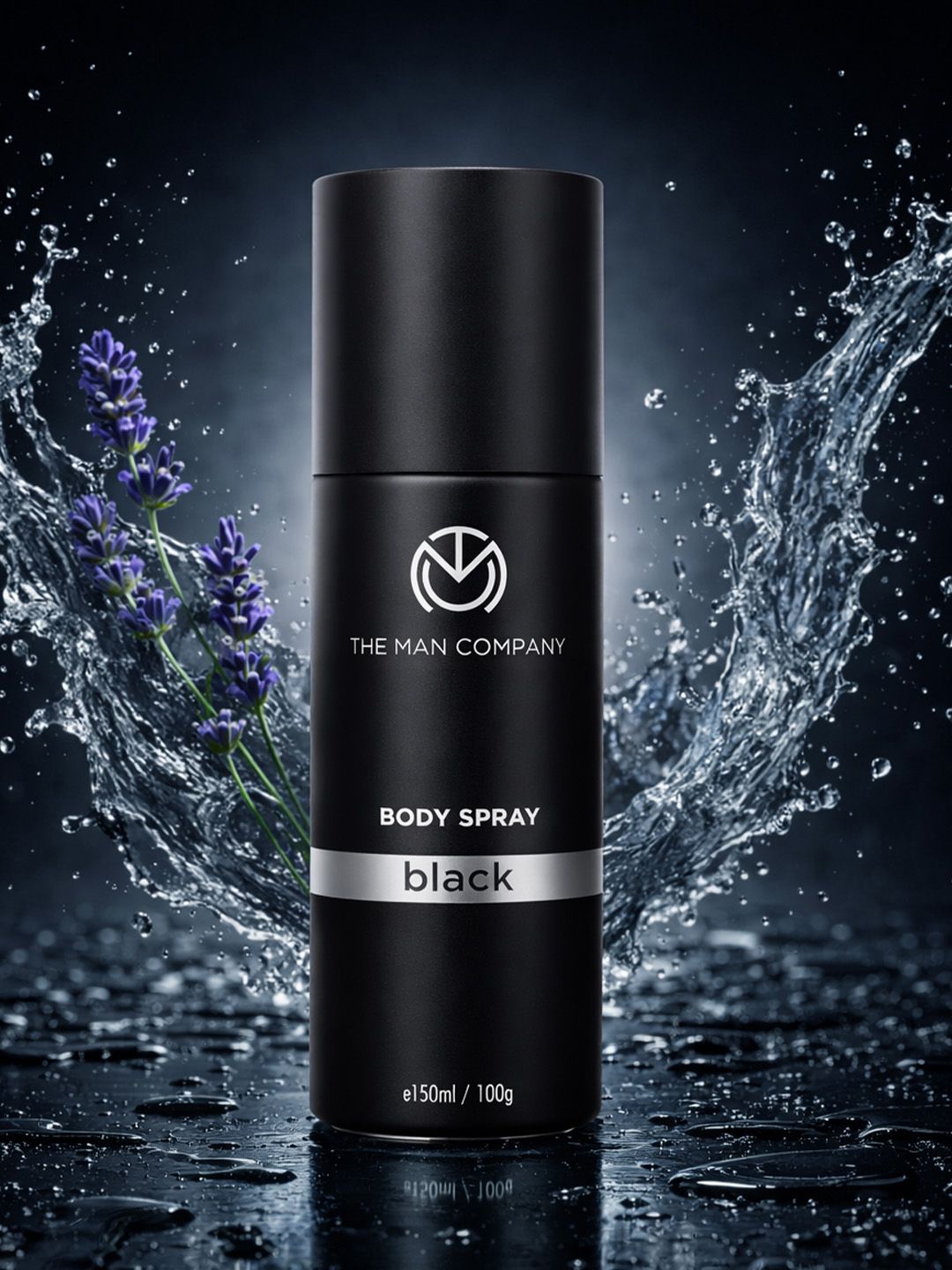 THE MAN COMPANY Men Black Body Spray- 150 ml