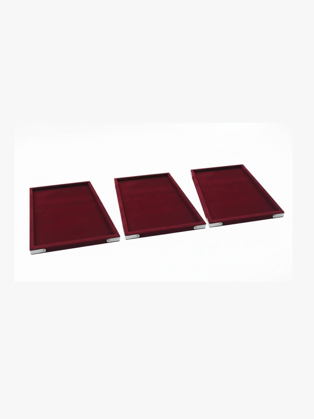 SENTONI Maroon Set of 3 Regular Organisers