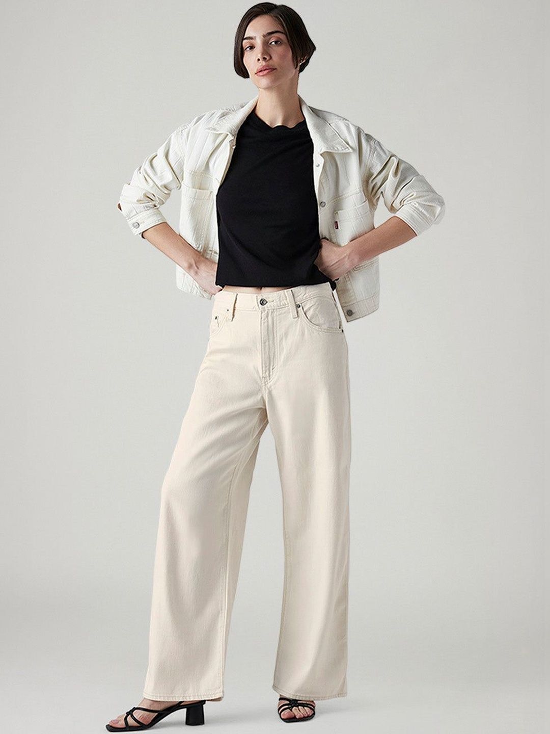Classic Wide Leg High-Rise Light Fade Jeans