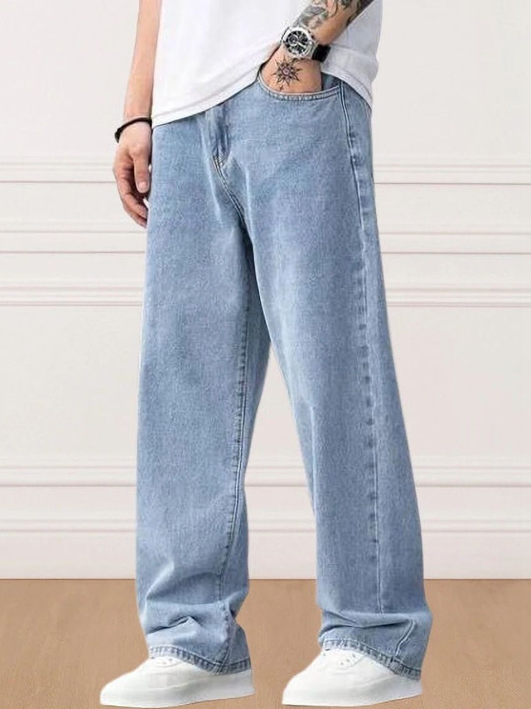 ZAYSH Men Regular Fit Mid-Rise Jeans