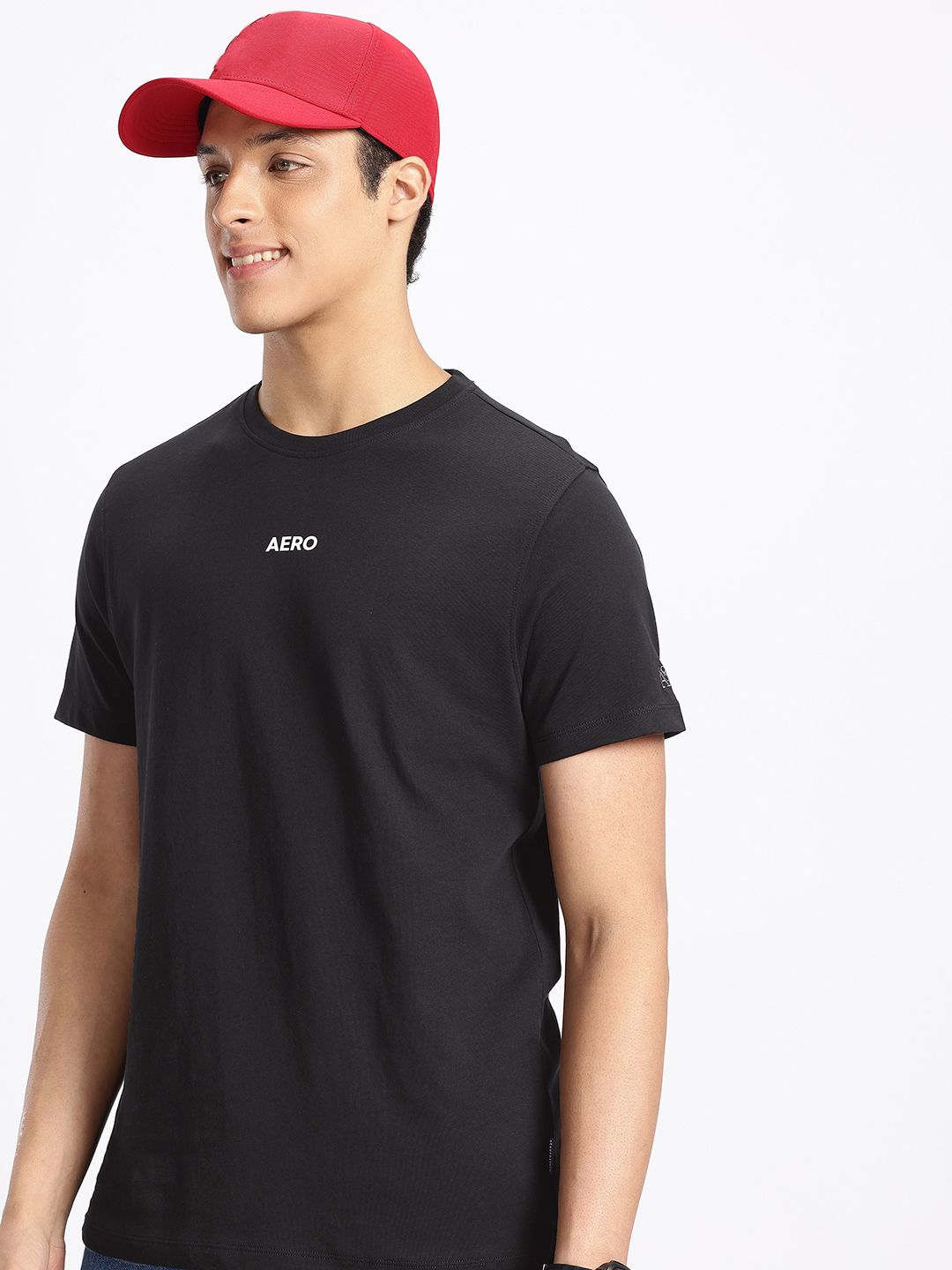 Aeropostale Brand Logo Printed Pure Cotton T-shirt