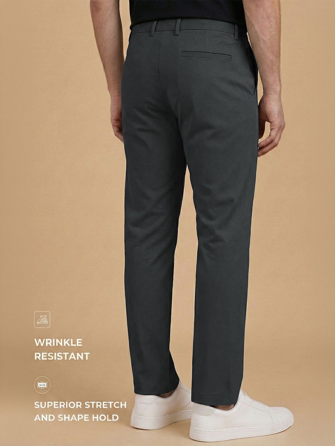 Buy Van Heusen Men IQ 4-Way Stretch Wrinkle Resistant Quick Dry