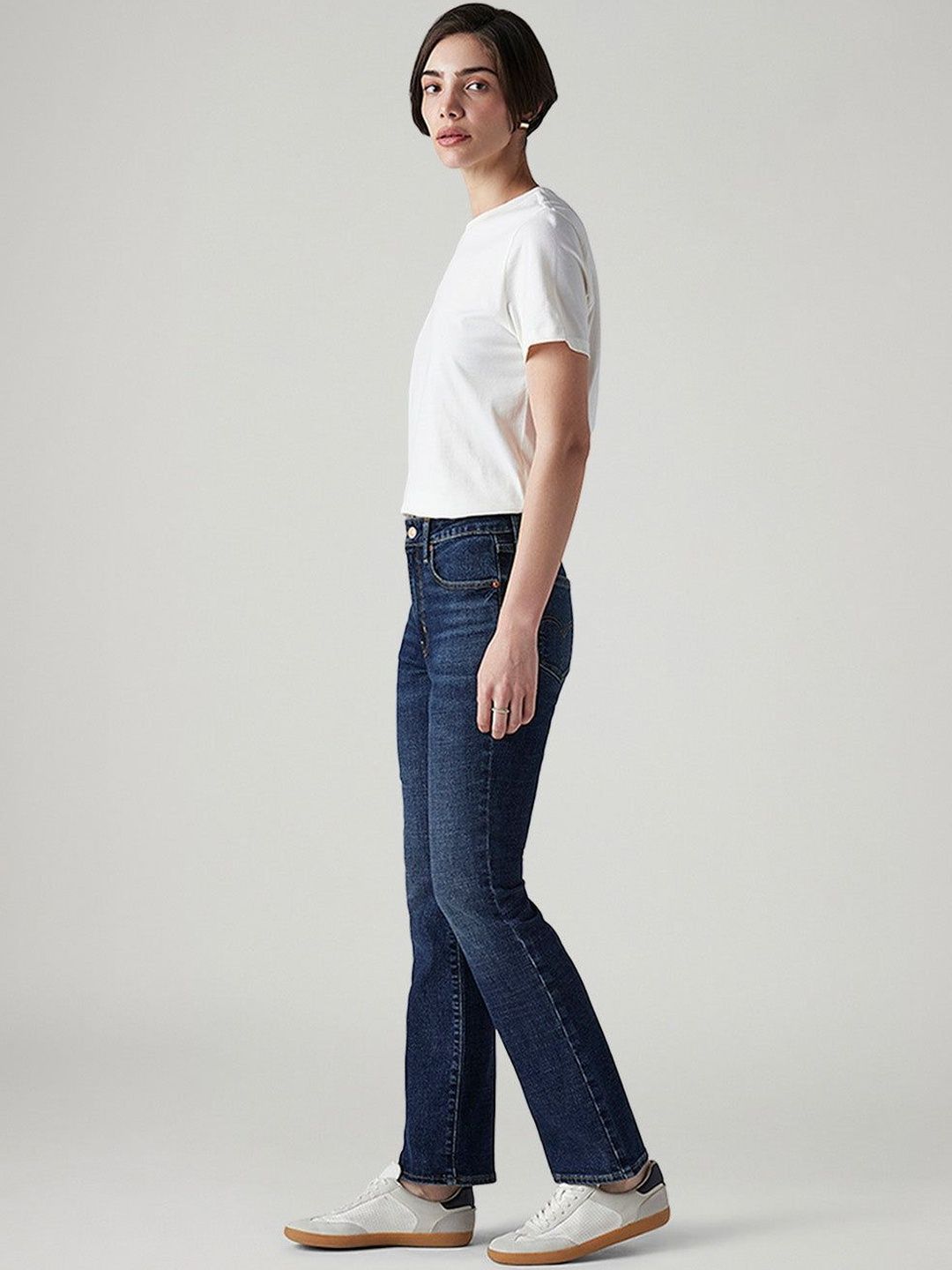 Classic Bootcut High-Rise Light Fade Stretchable Jeans