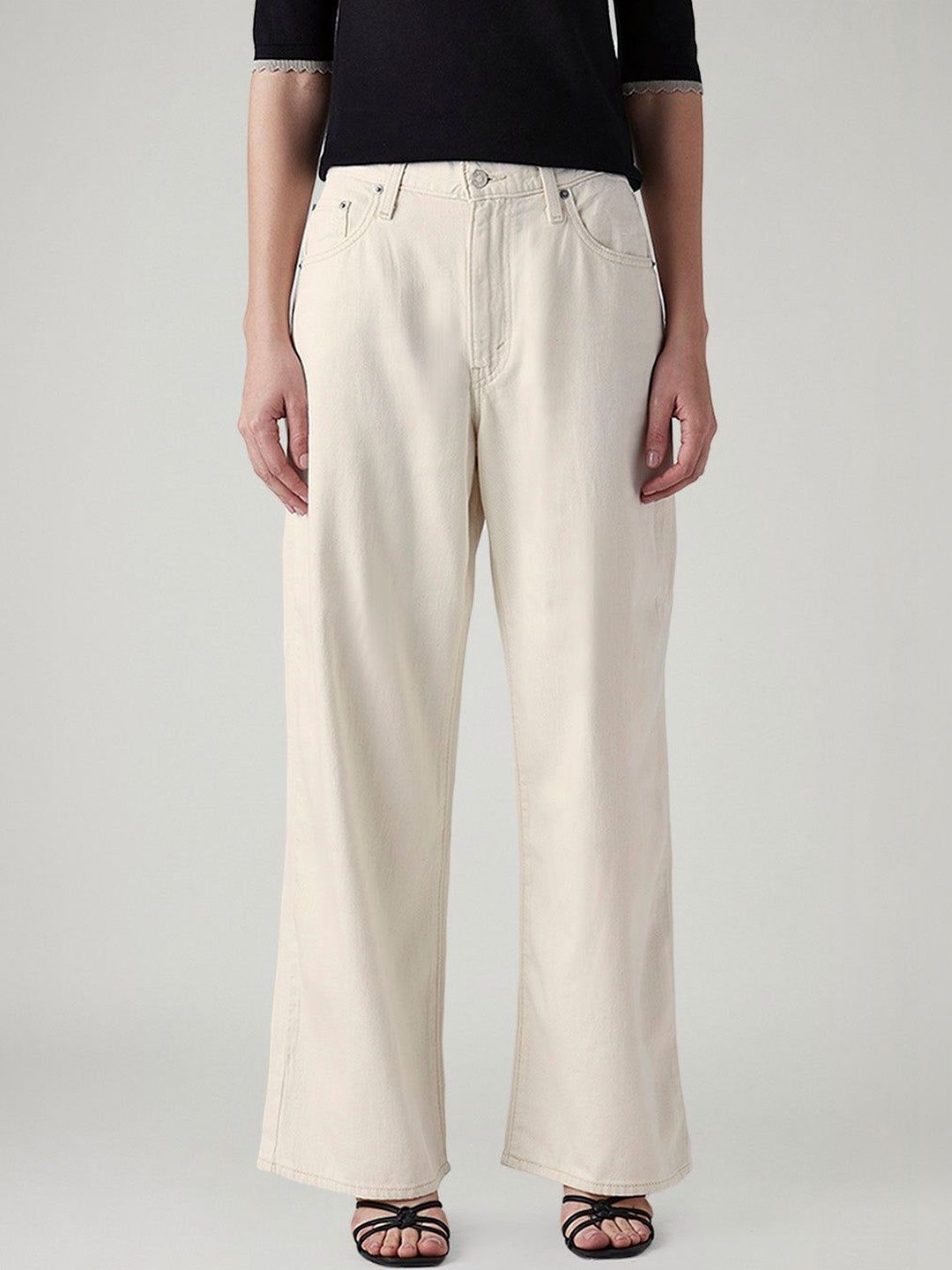 Classic Wide Leg High-Rise Light Fade Jeans