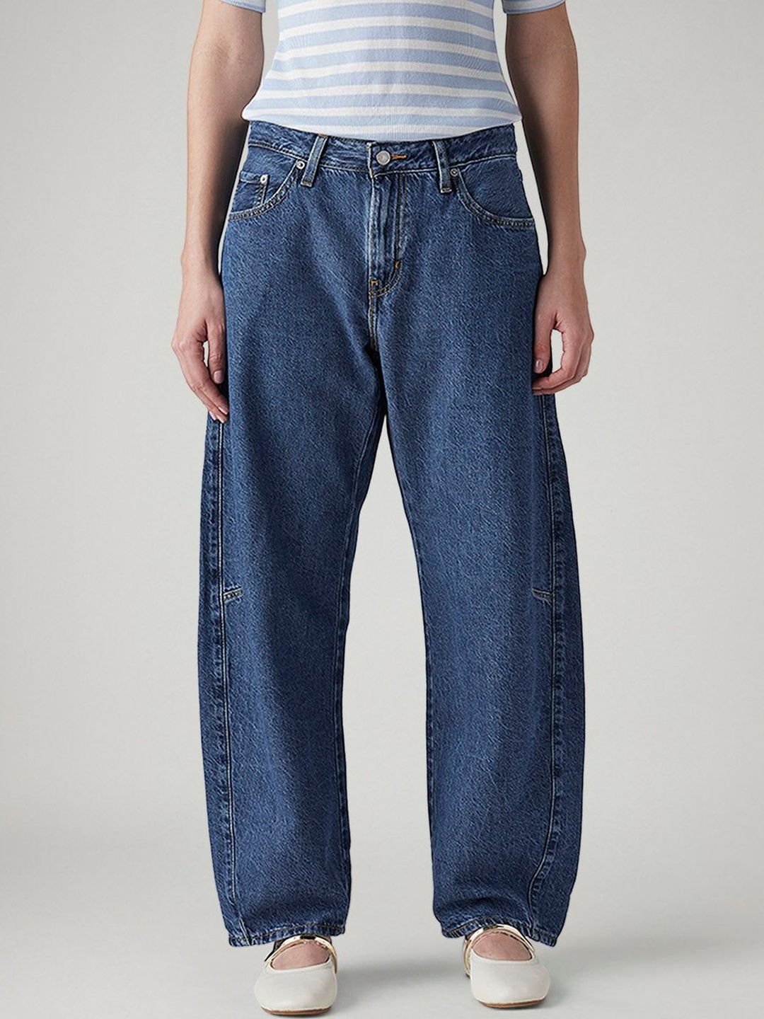 Classic Mid-Rise Light Fade Jeans
