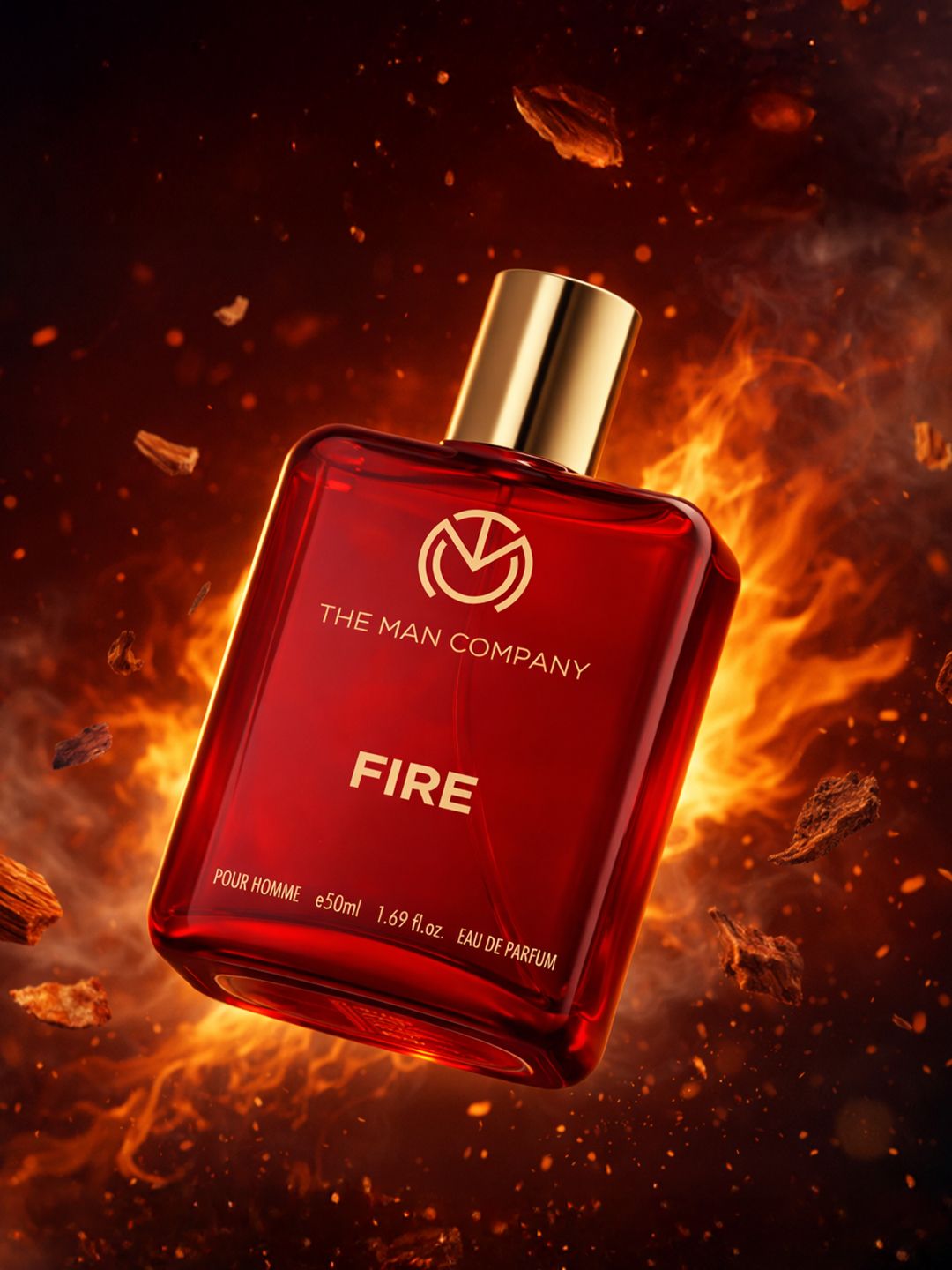 THE MAN COMPANY Fire Pour Homme Long Lasting Eau De Parfum - 50 ml