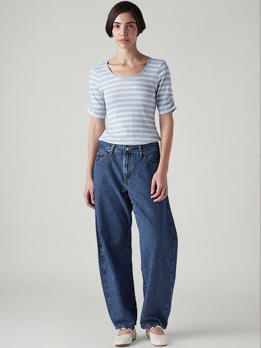 Classic Mid-Rise Light Fade Jeans