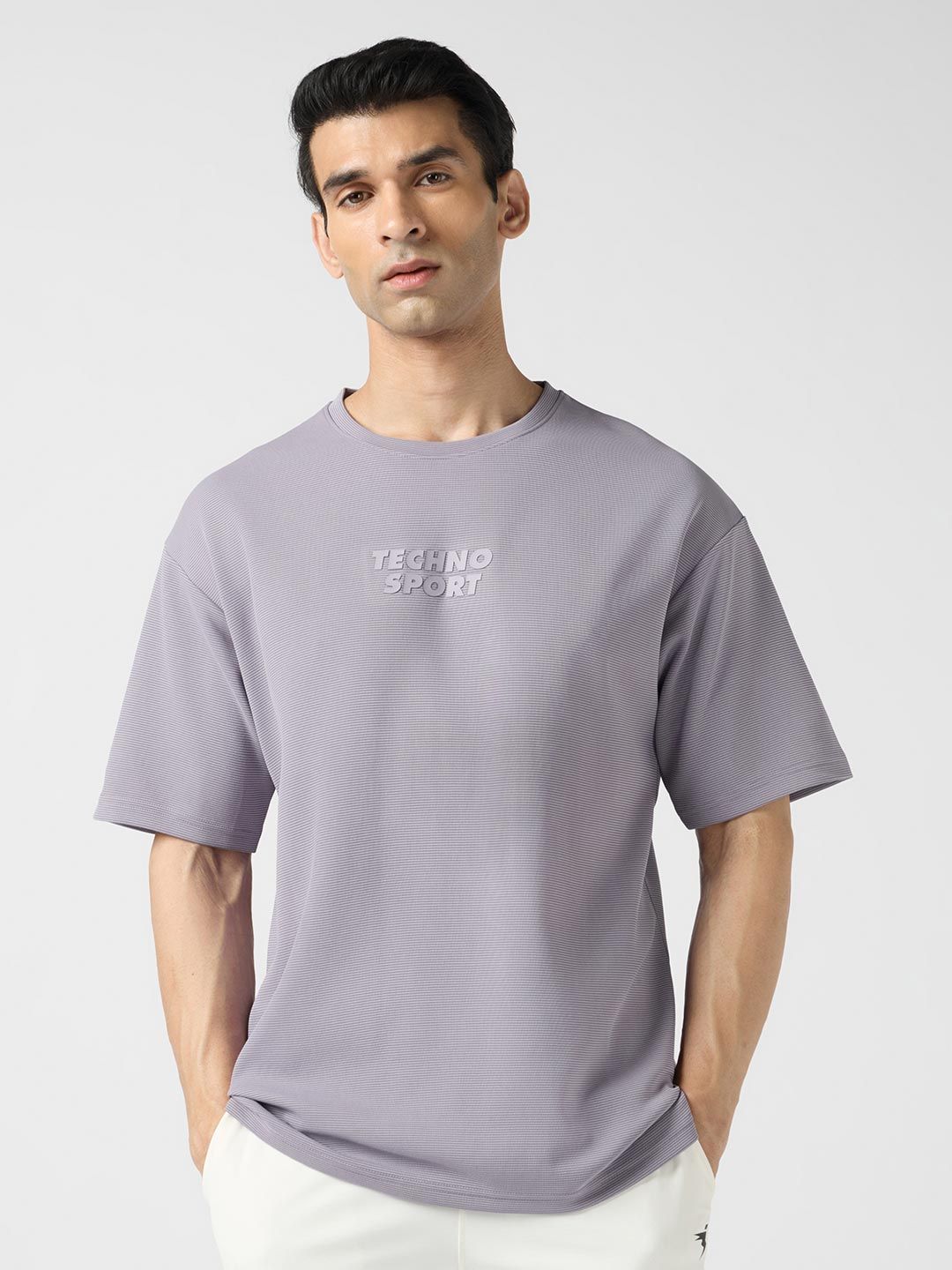 Technosport Men Typography Printed T-shirt