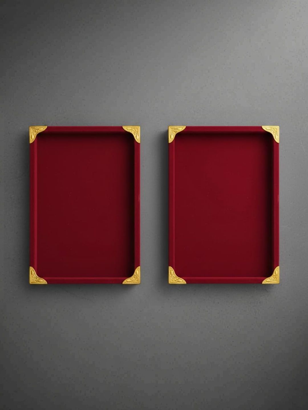 SENTONI Maroon Set of 2 Regular Organisers