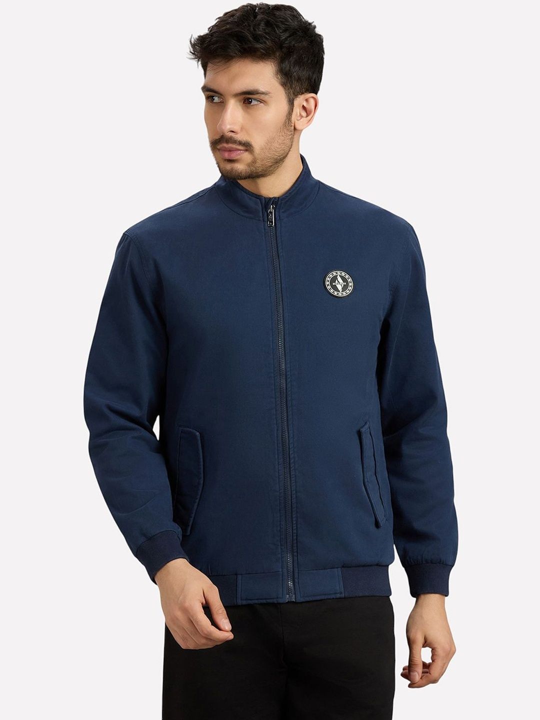 Skechers Cotton Collarless Sporty Jacket