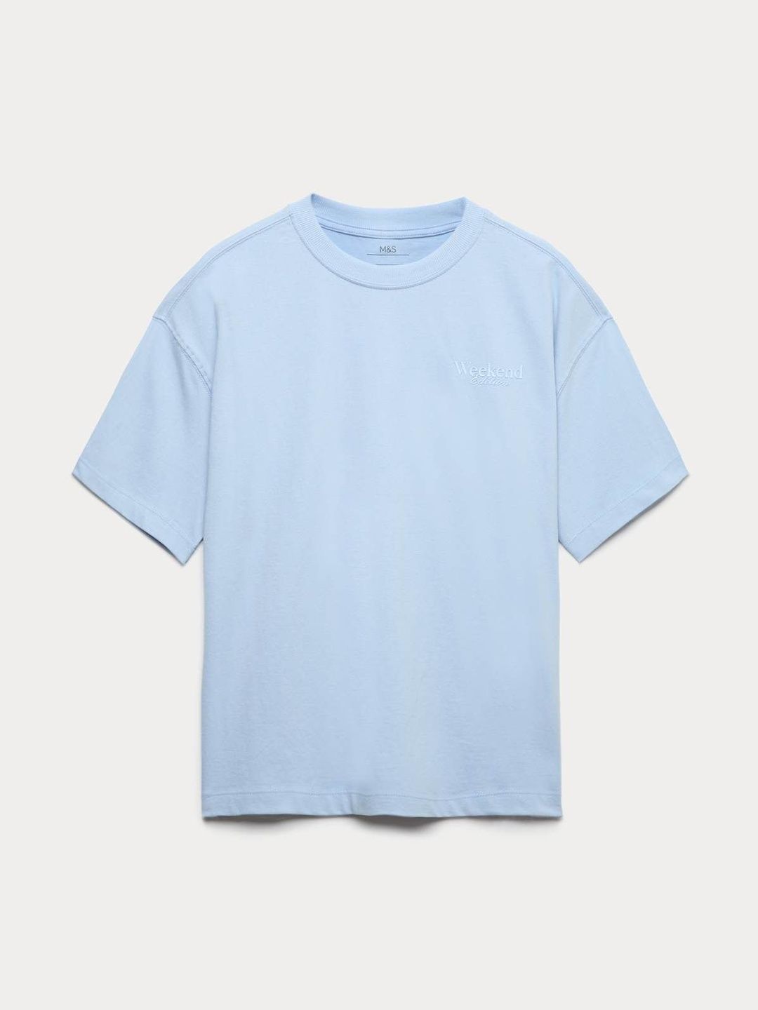 Marks & Spencer Pure Cotton Plain T-Shirt