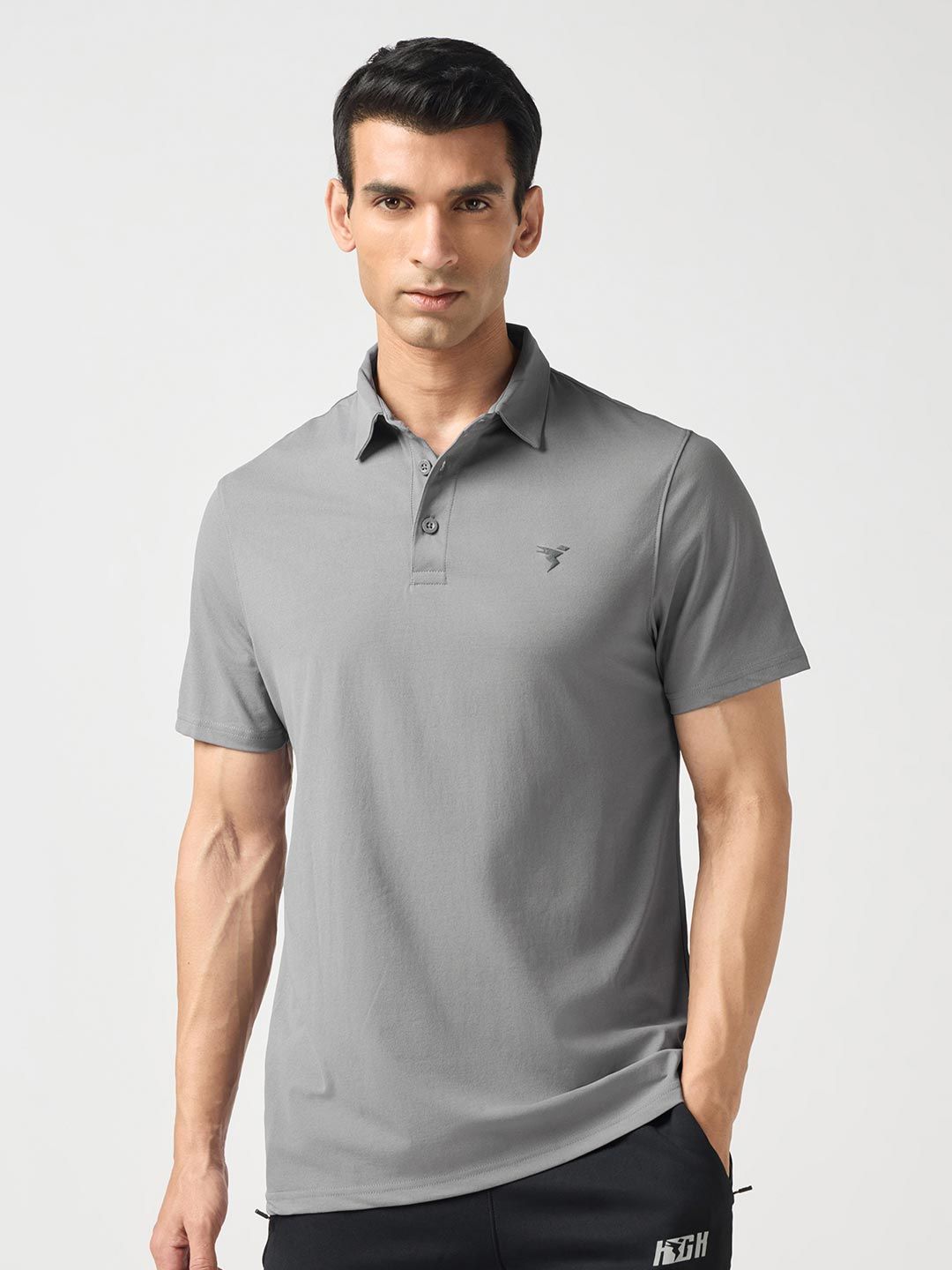 Technosport Polo Collar Rapid-Dry Slim Fit T-shirt
