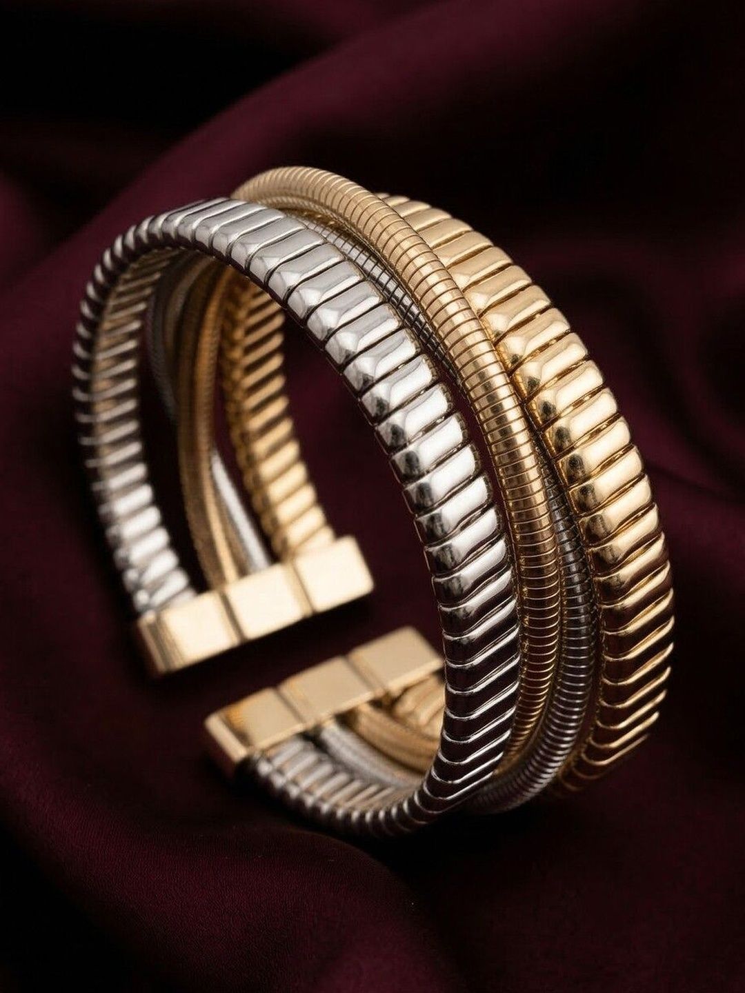 SZN SZN Women Gold-Plated Cuff Bracelet