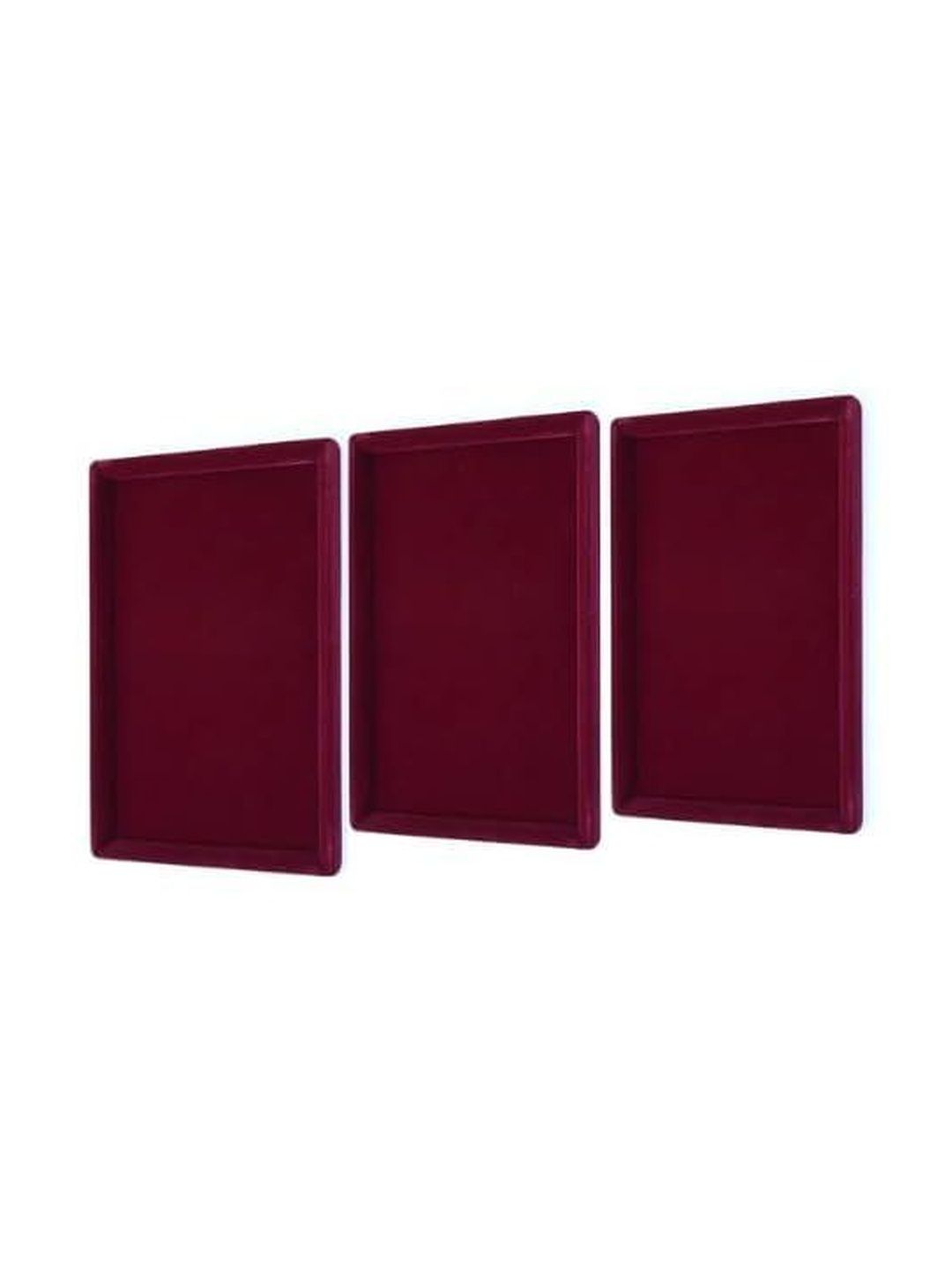 SENTONI Maroon Set of 3 Regular Organisers
