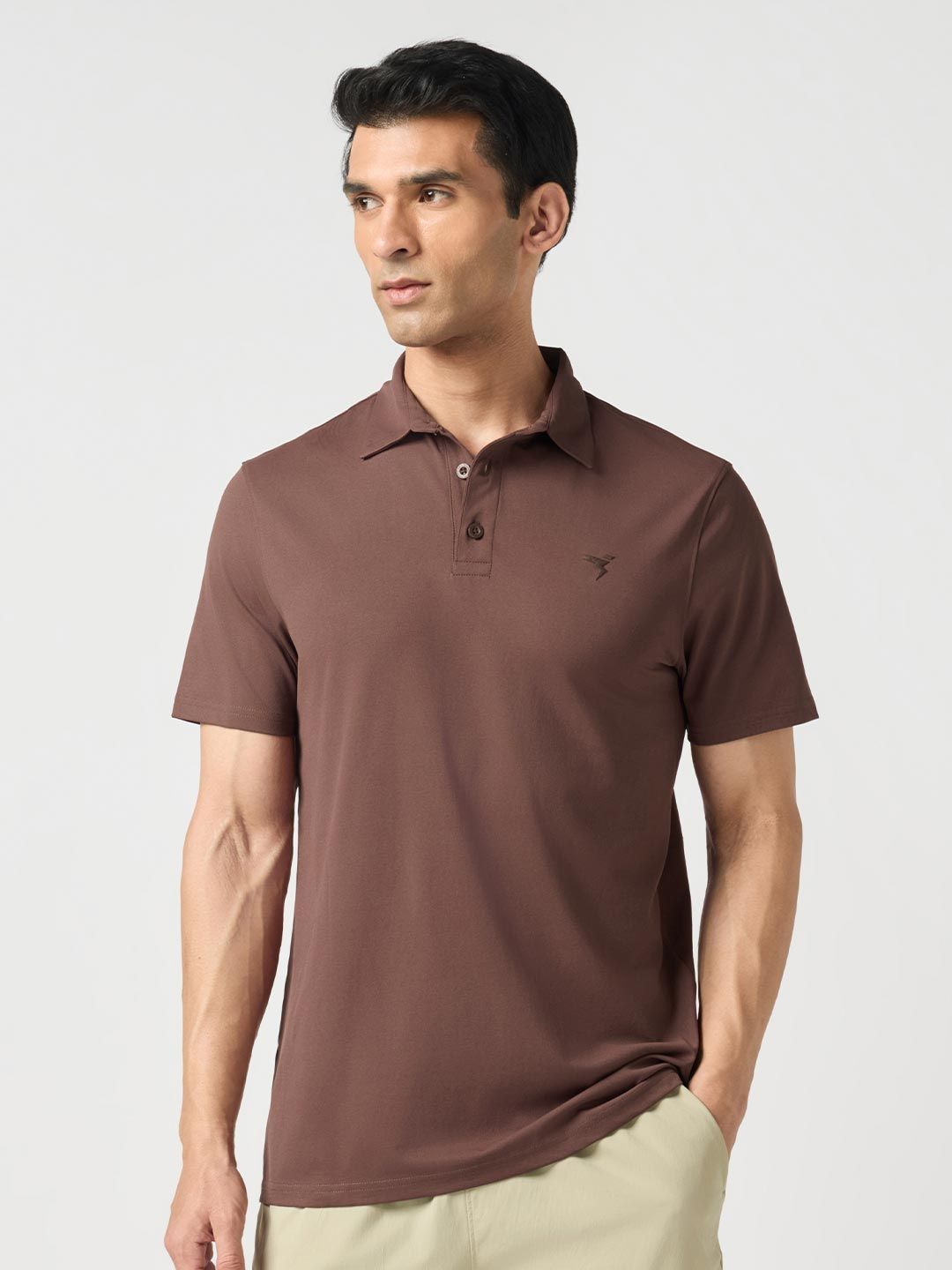 Technosport Polo Collar Rapid-Dry Slim Fit T-shirt