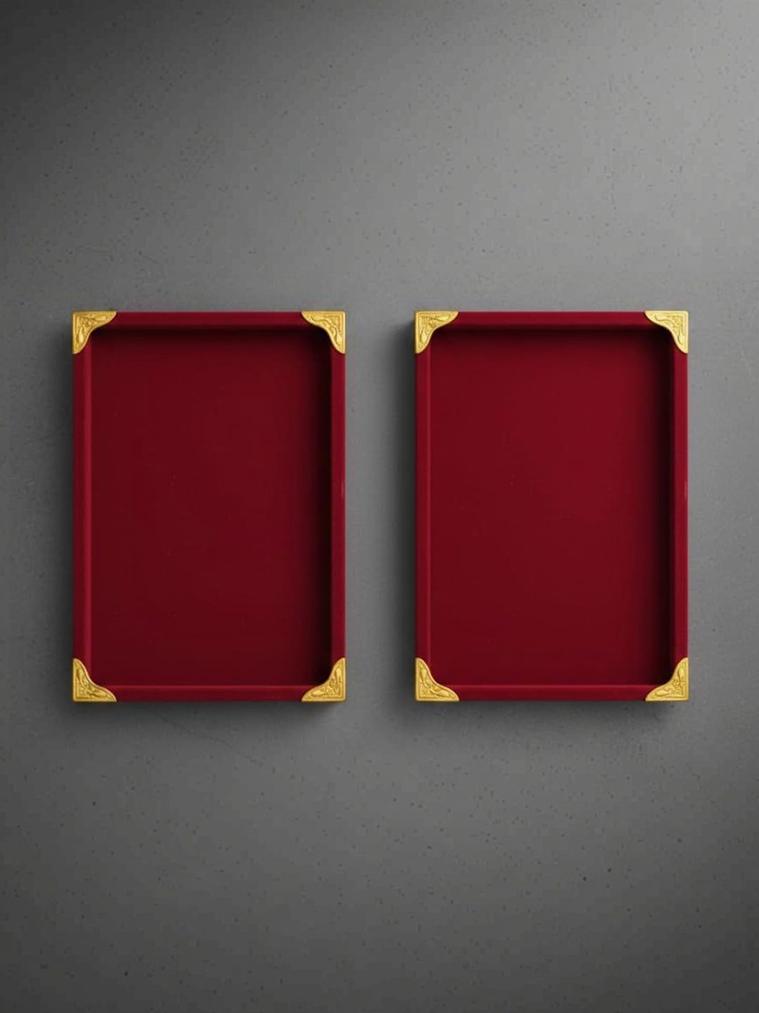 SENTONI Maroon Set of 2 Regular Organisers