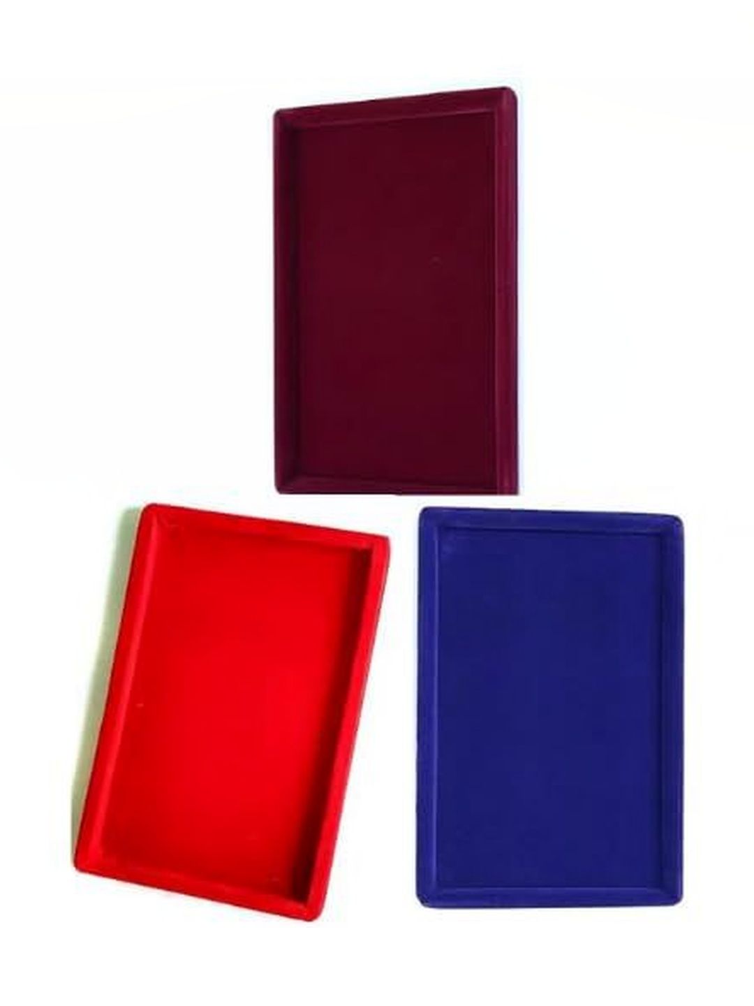 SENTONI Maroon Set of 3 Regular Organisers