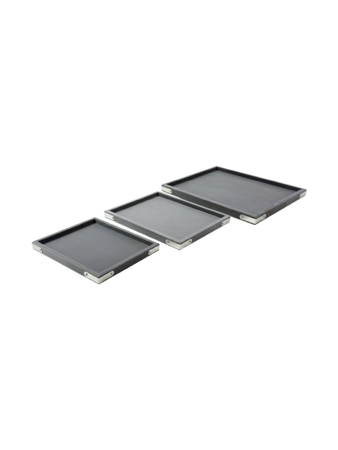 SENTONI Grey Set of 3 Regular Organisers