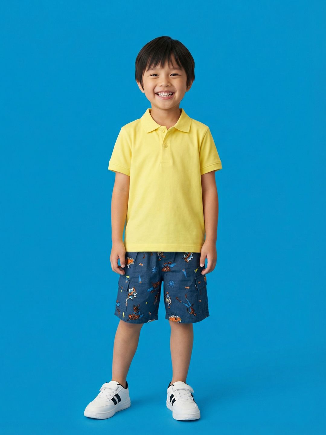 Nauti Nati Boys Printed Spider-Man Cotton Cargo Shorts deal from myntra Nauti Nati Boys Printed Spider-Man Cotton Cargo Shorts deal from myntra