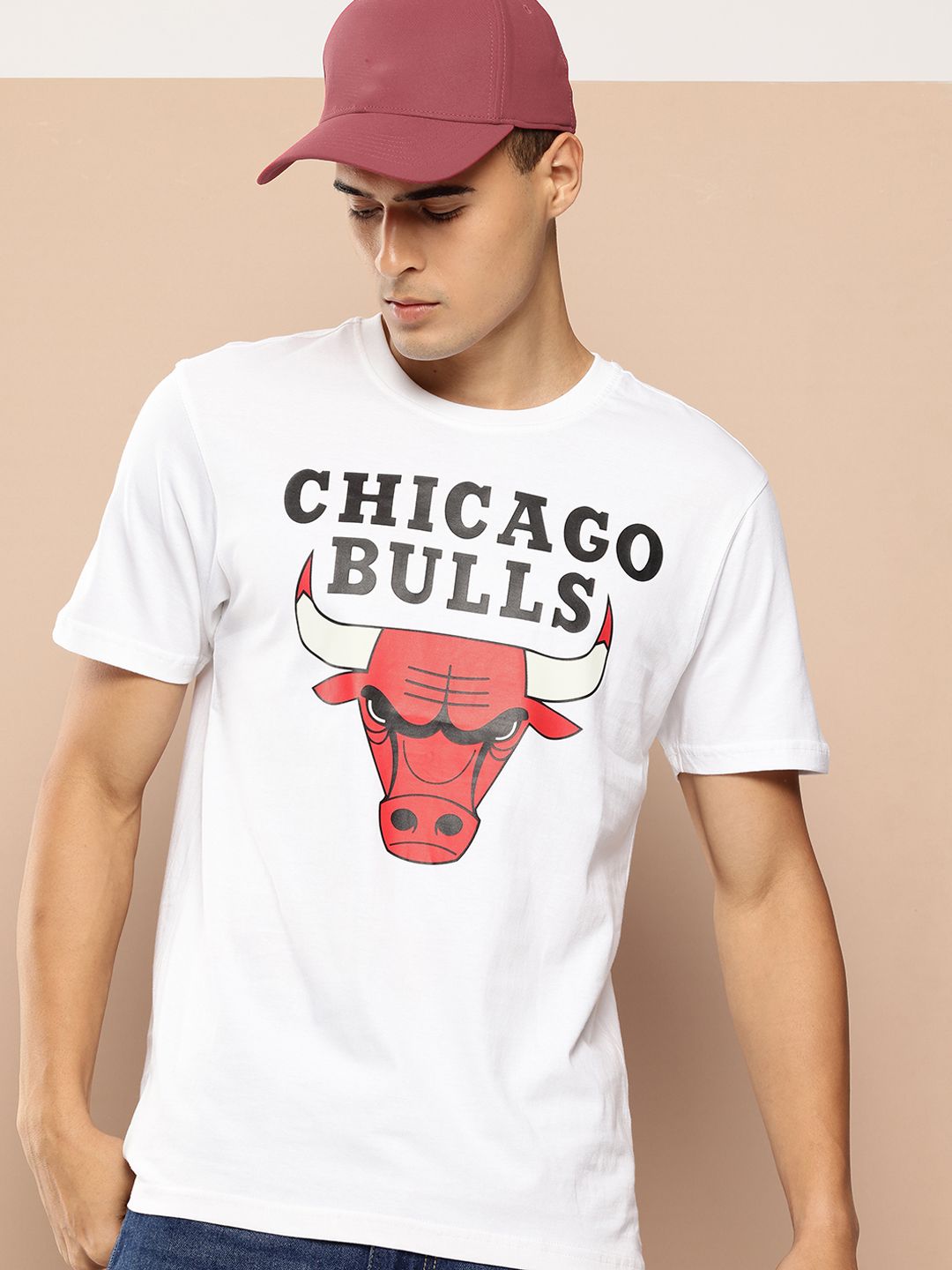 NBA Chicago Bulls Printed Pure Cotton T-shirt