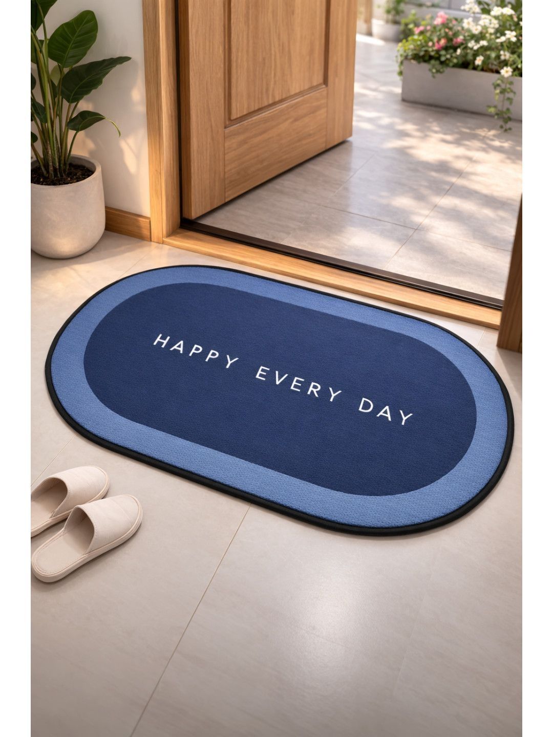 DeoDap Blue Doormats